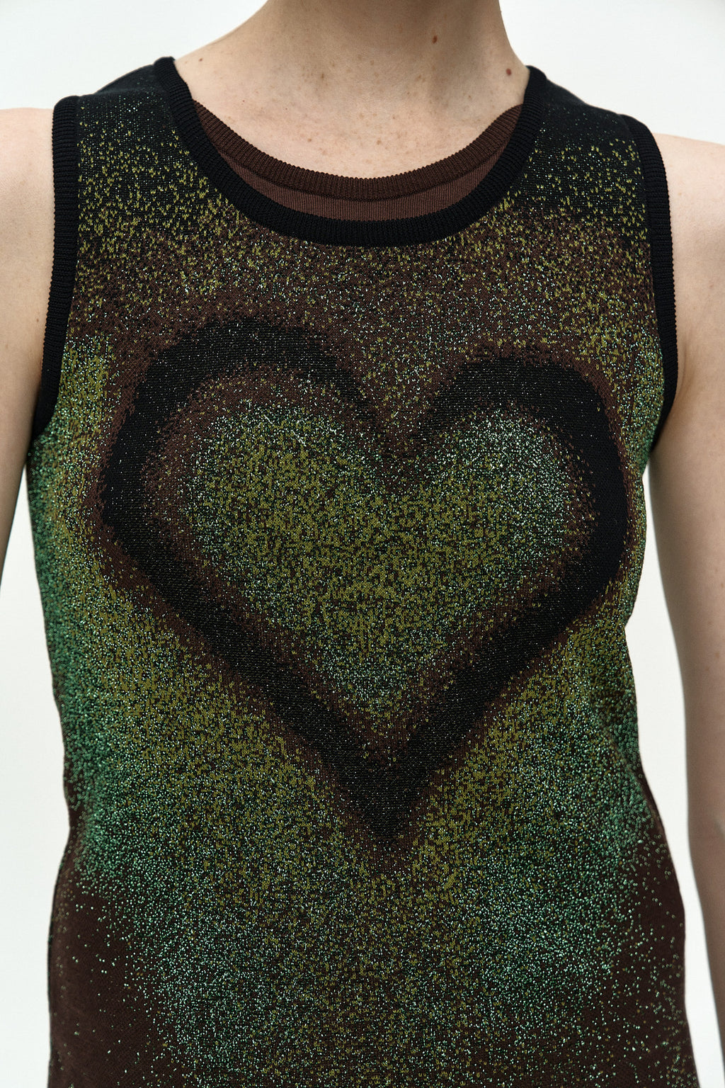 Andersson Bell - Airbrush Love Tank Top (Green) product image 5 | TRAB K-Fashion Australia