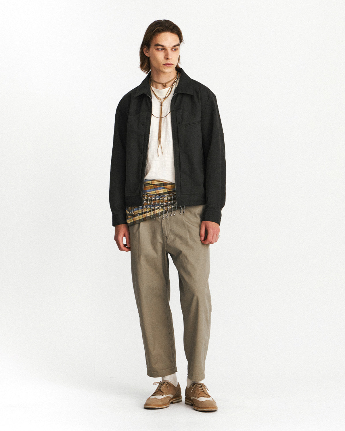 Eastlogue - Western Trucker Jacket (Black) product image 1 | TRAB K-Fashion Australia