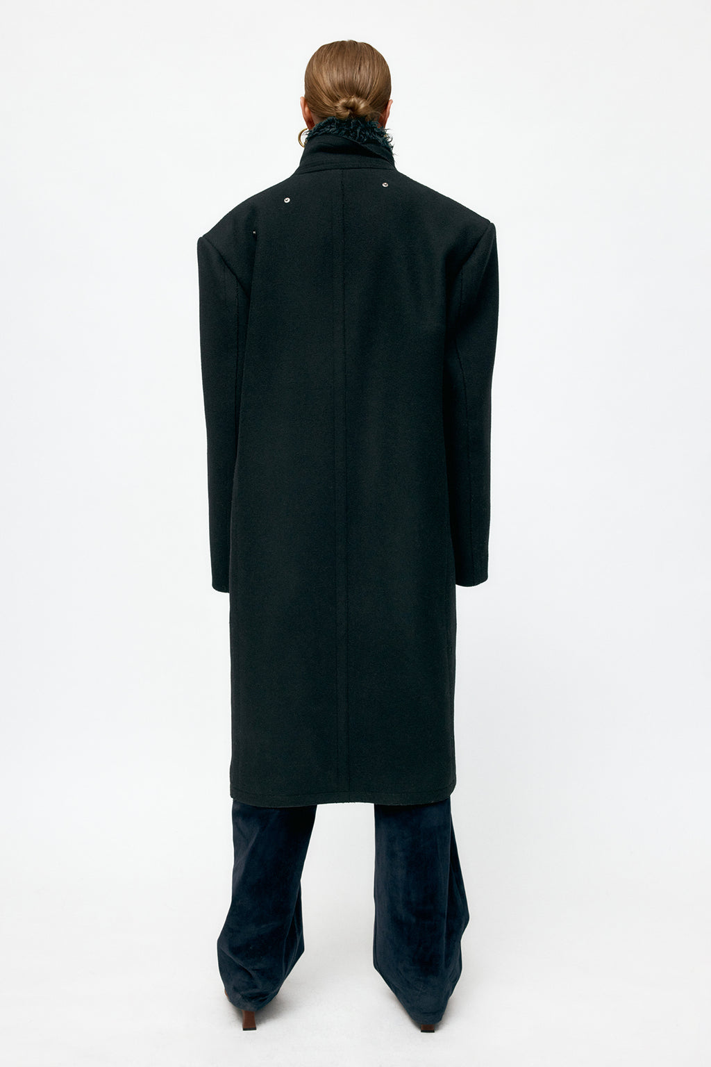 Andersson Bell - Unisex James Wool Coat (Black) product image 8 | TRAB K-Fashion Australia