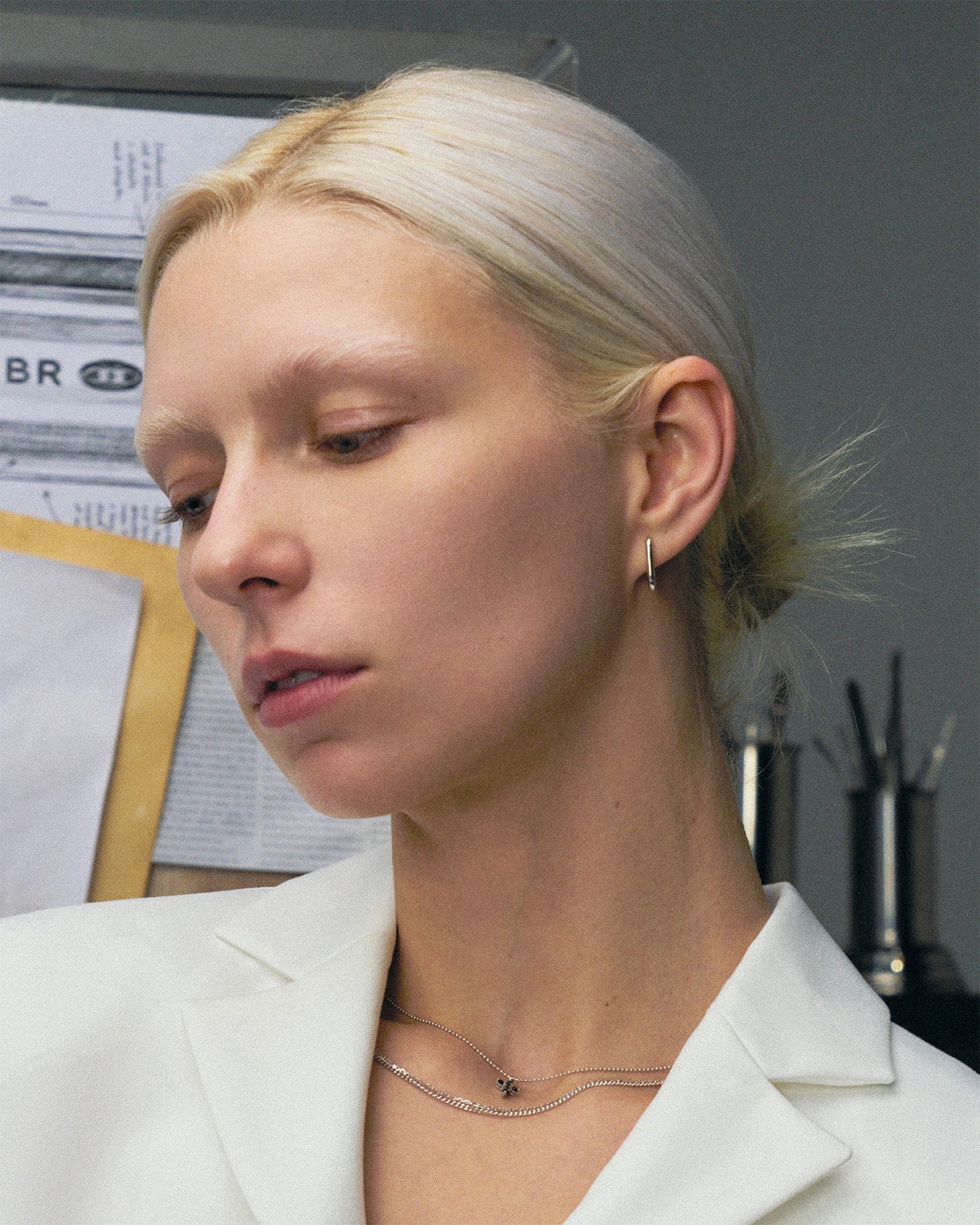 Numbering - Mini Chain Link  Earrings #7352 product image 1 | TRAB K-Fashion Australia