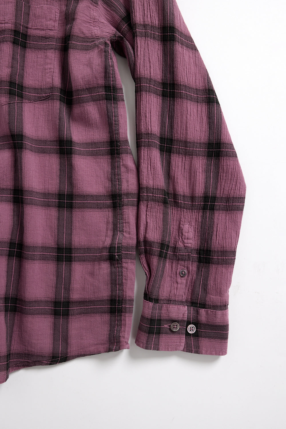 Hatchingroom - Classic Shirt Over Dyed Check (Pink) product image 4 | TRAB K-Fashion Australia