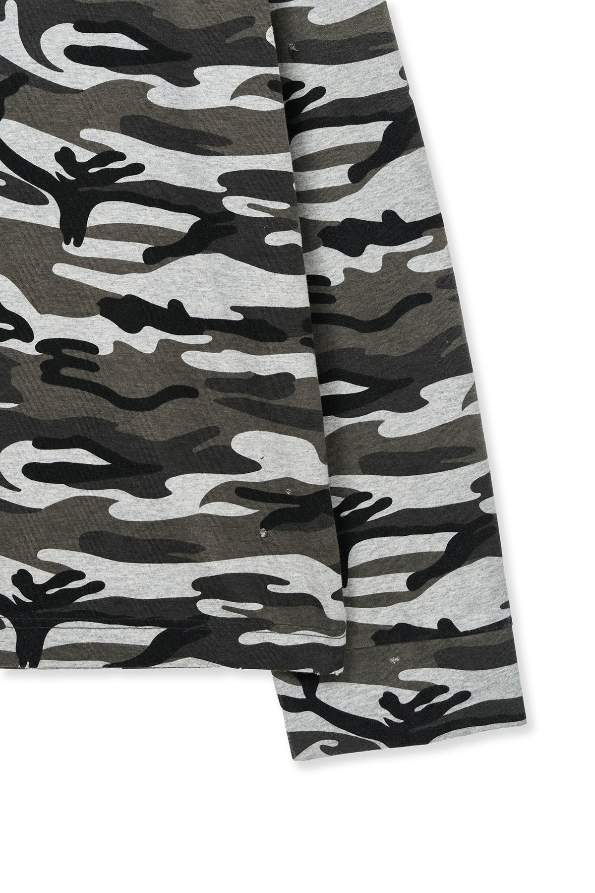 Matin Kim - Typo Artwork Camouflage Hoody (Khaki) product image 4 | TRAB K-Fashion Australia
