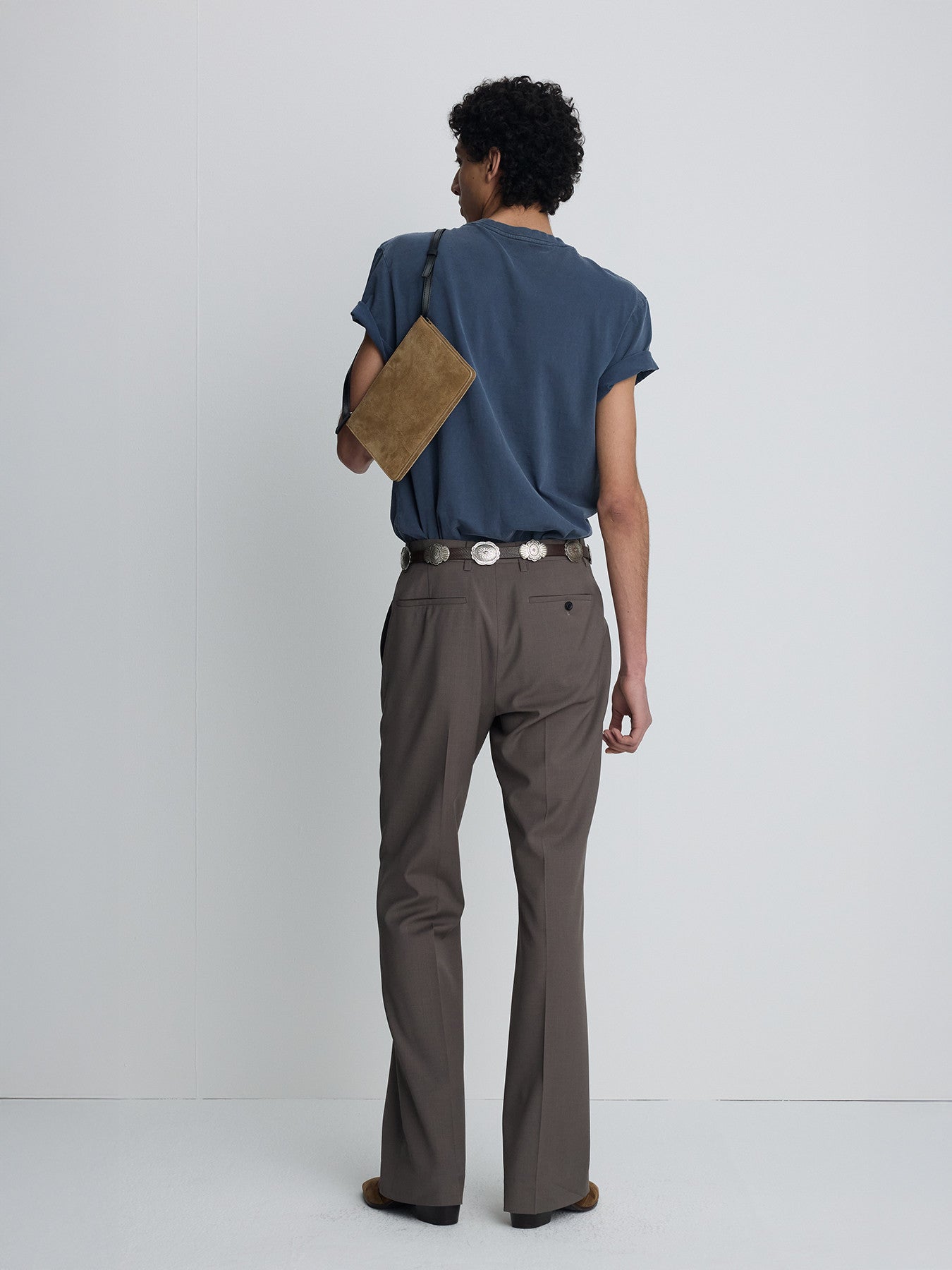 Tonywack - Garment Dyed Profiled T-Shirt (Faded Purple Blue) product image 3 | TRAB K-Fashion Australia