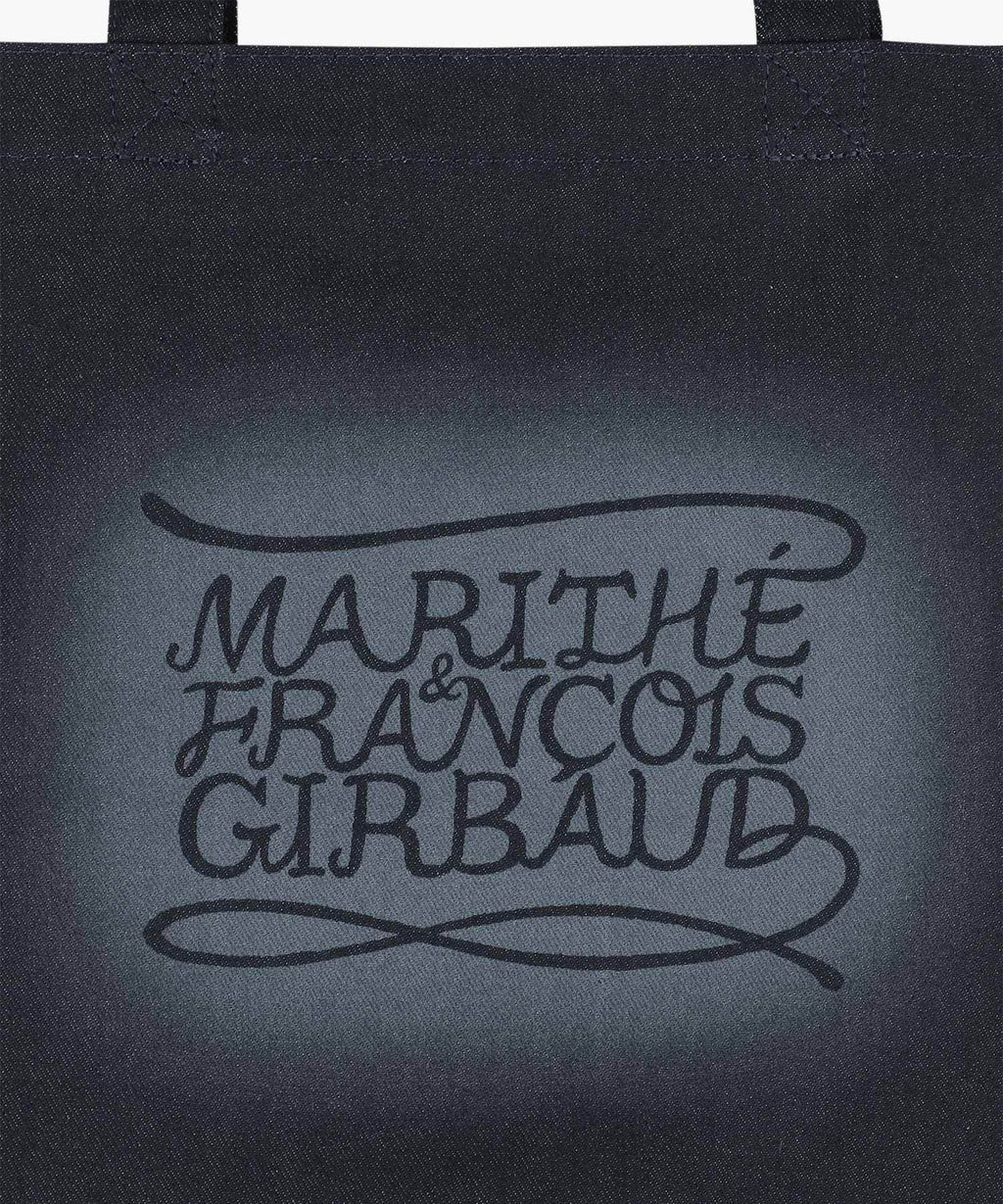 Marithe & Francois Girbaud - Drawing Classic Logo Denim Eco Bag (Dark Blue) product image 3 | TRAB K-Fashion Australia