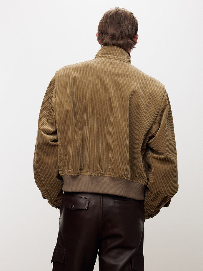 Tonywack - Italian Corduroy Harrington Jacket (Beige Khaki) product image 7 | TRAB K-Fashion Australia