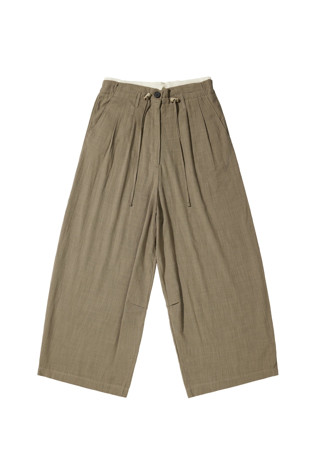 Deinet - Deinet Old Money Linen Pants (Brown) product image 1 | TRAB K-Fashion Australia