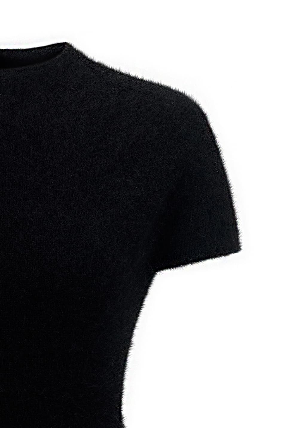Amomento - wholegarment hairy knit top (Black) product image 15 | TRAB K-Fashion Australia