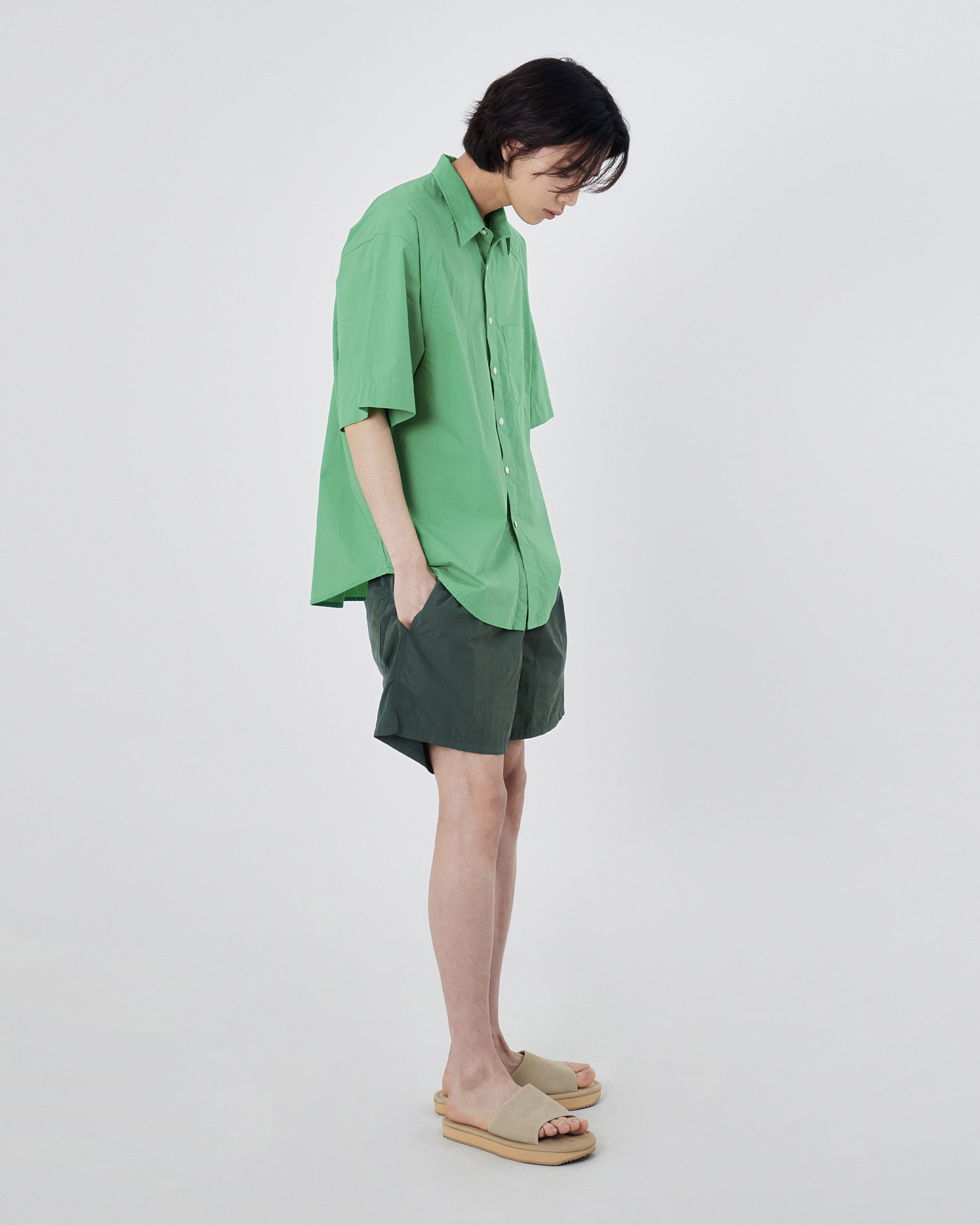 Brownyard - Nylon Shorts (Green) product image 4 | TRAB K-Fashion Australia