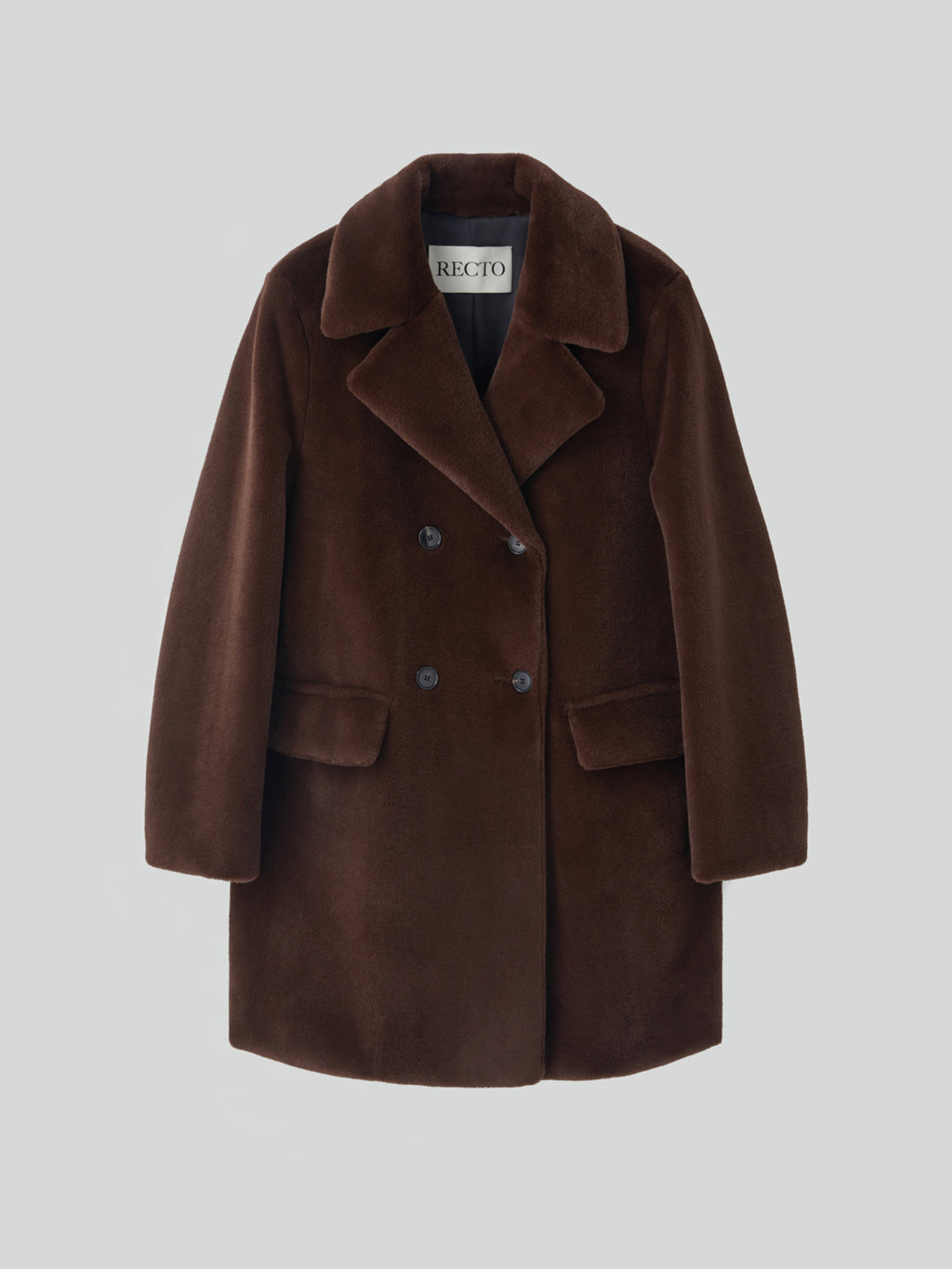 Recto - Grandma Faux Fur Double Coat (Vintage Brown) product image 6 | TRAB K-Fashion Australia
