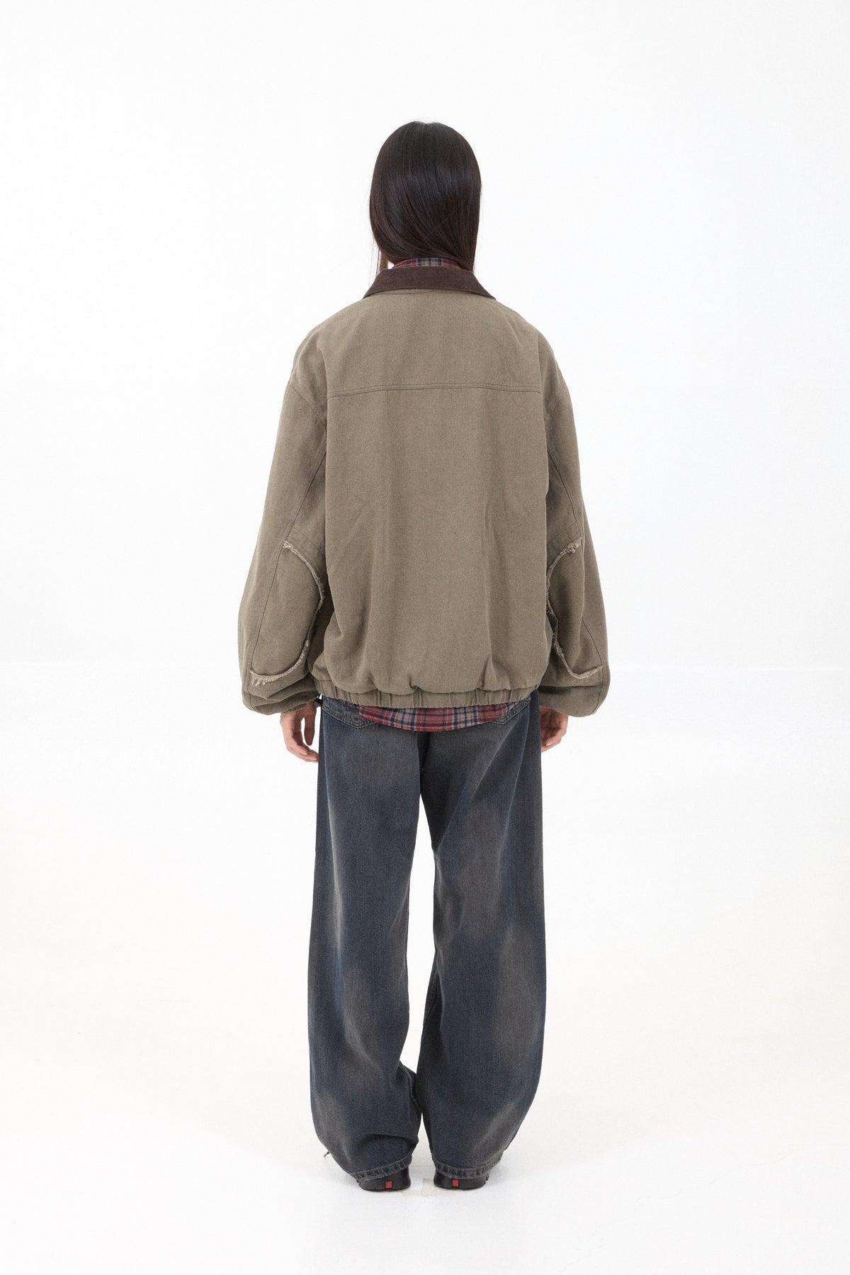 Hatchingroom - Detachable Flight Jacket (Olive) product image 8 | TRAB K-Fashion Australia