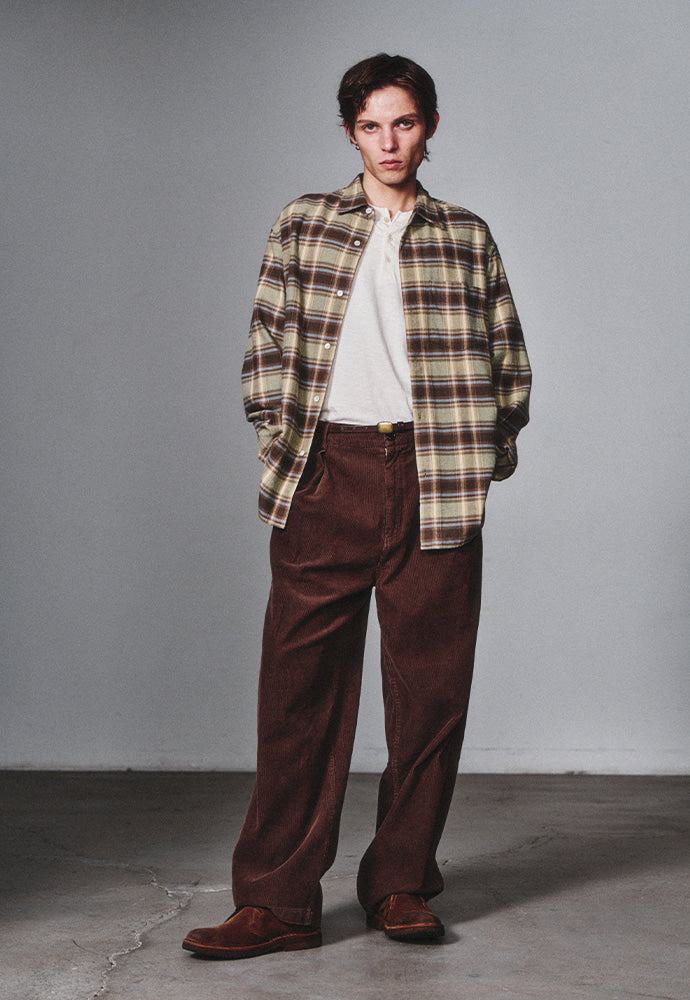 Art if acts - French Flannel Check Shirt (Forest) product image 6 | TRAB K-Fashion Australia