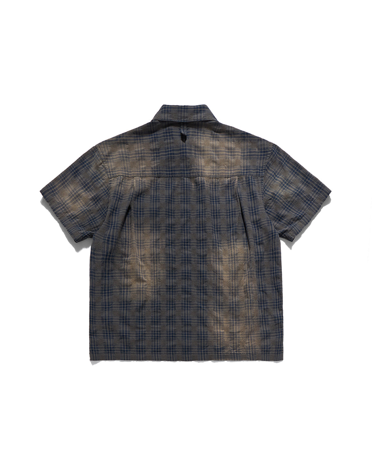 Eastlogue - Comfy Half Shirts (Navy & Grey Check) product image 2 | TRAB K-Fashion Australia