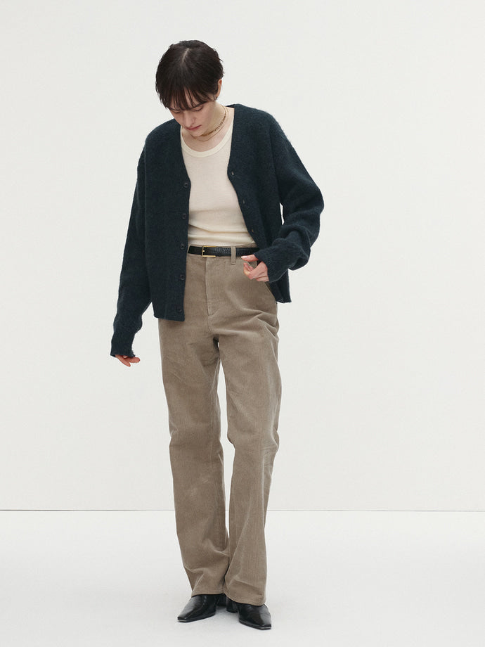 Tonywack - Corduroy Flared Pants (Pale Beige) product image 1 | TRAB K-Fashion Australia