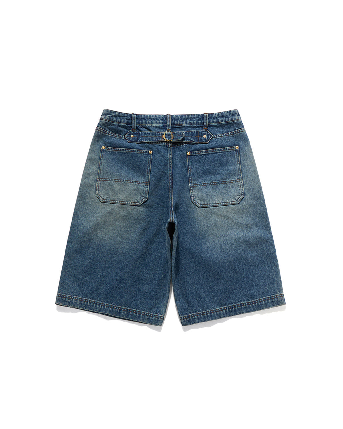 Eastlogue - Rockabilly Curved Shorts (Vintage Indigo) product image 6 | TRAB K-Fashion Australia