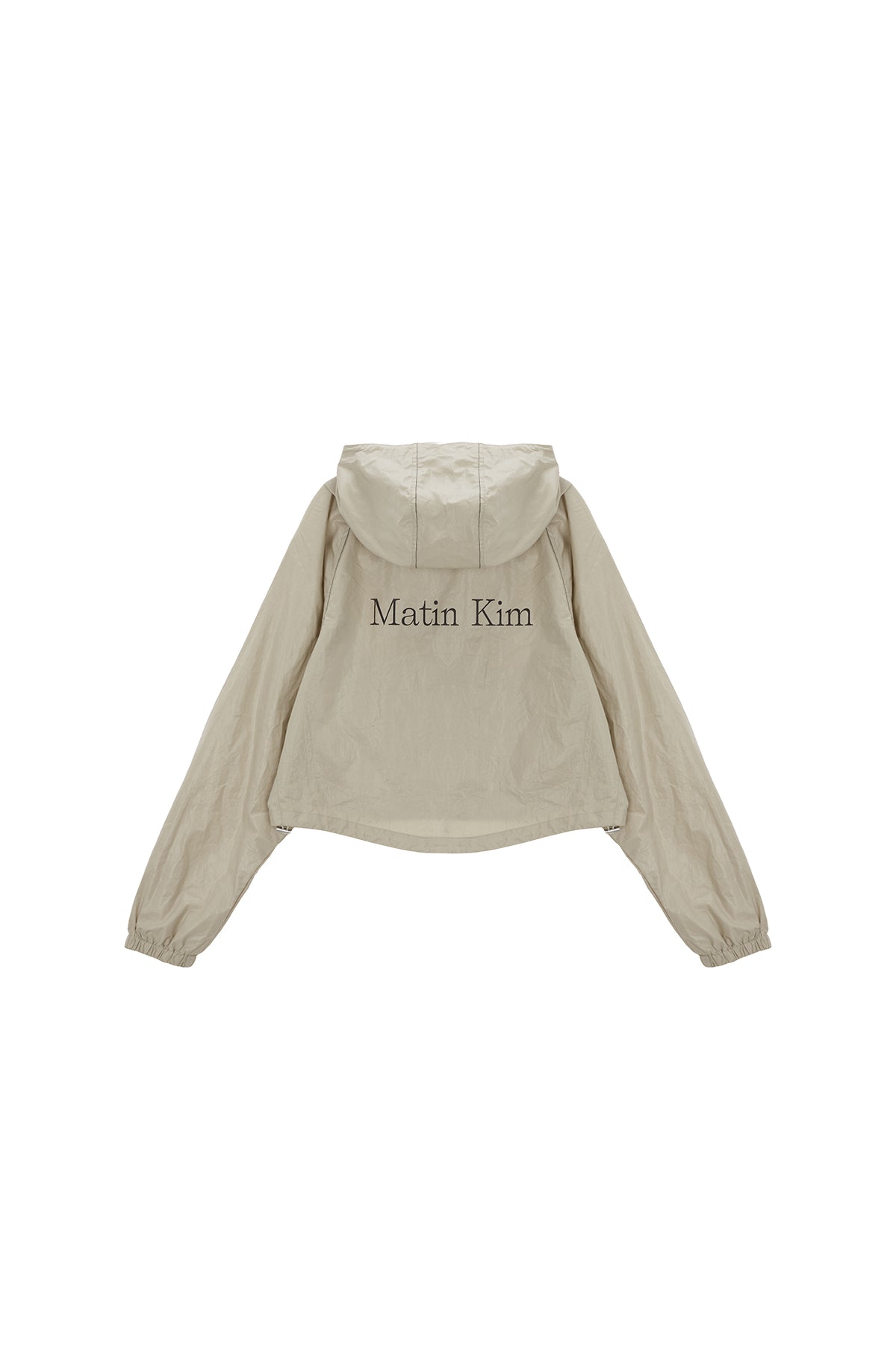 Matin Kim - Matin Crop Hoody Coating Jumper (Black) product image 14 | TRAB K-Fashion Australia