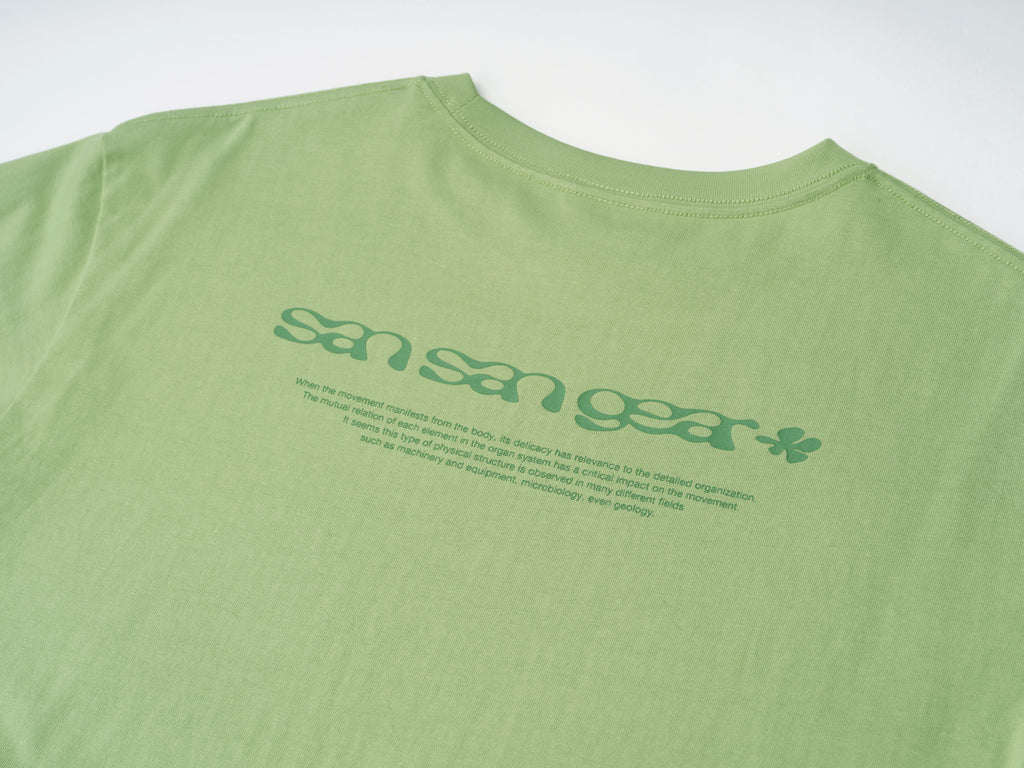 San San Gear - Logo T-Shirt (Green) product image 7 | TRAB K-Fashion Australia