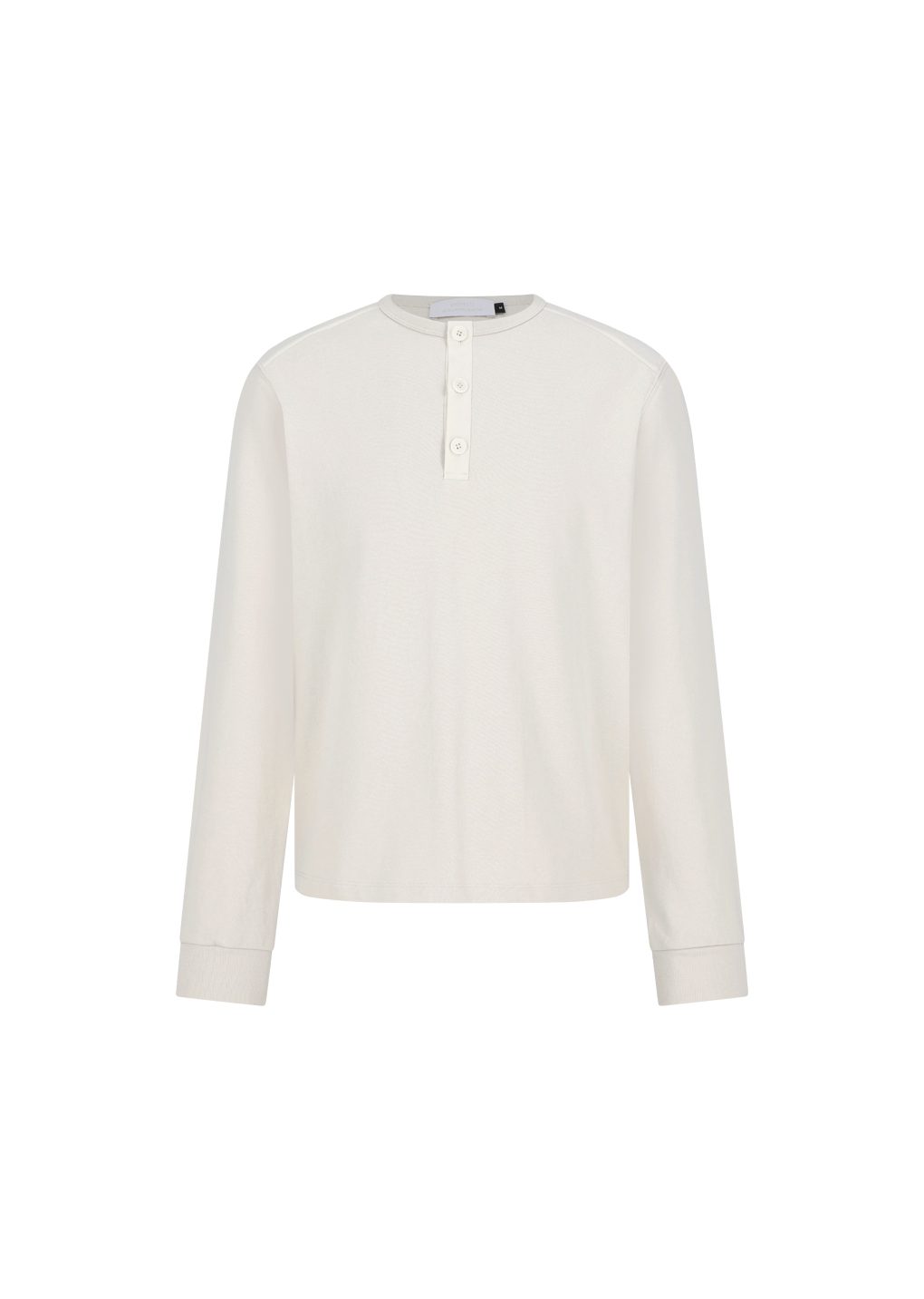Amomento - Henley neck long sleeve (Ivory) product image 7 | TRAB K-Fashion Australia