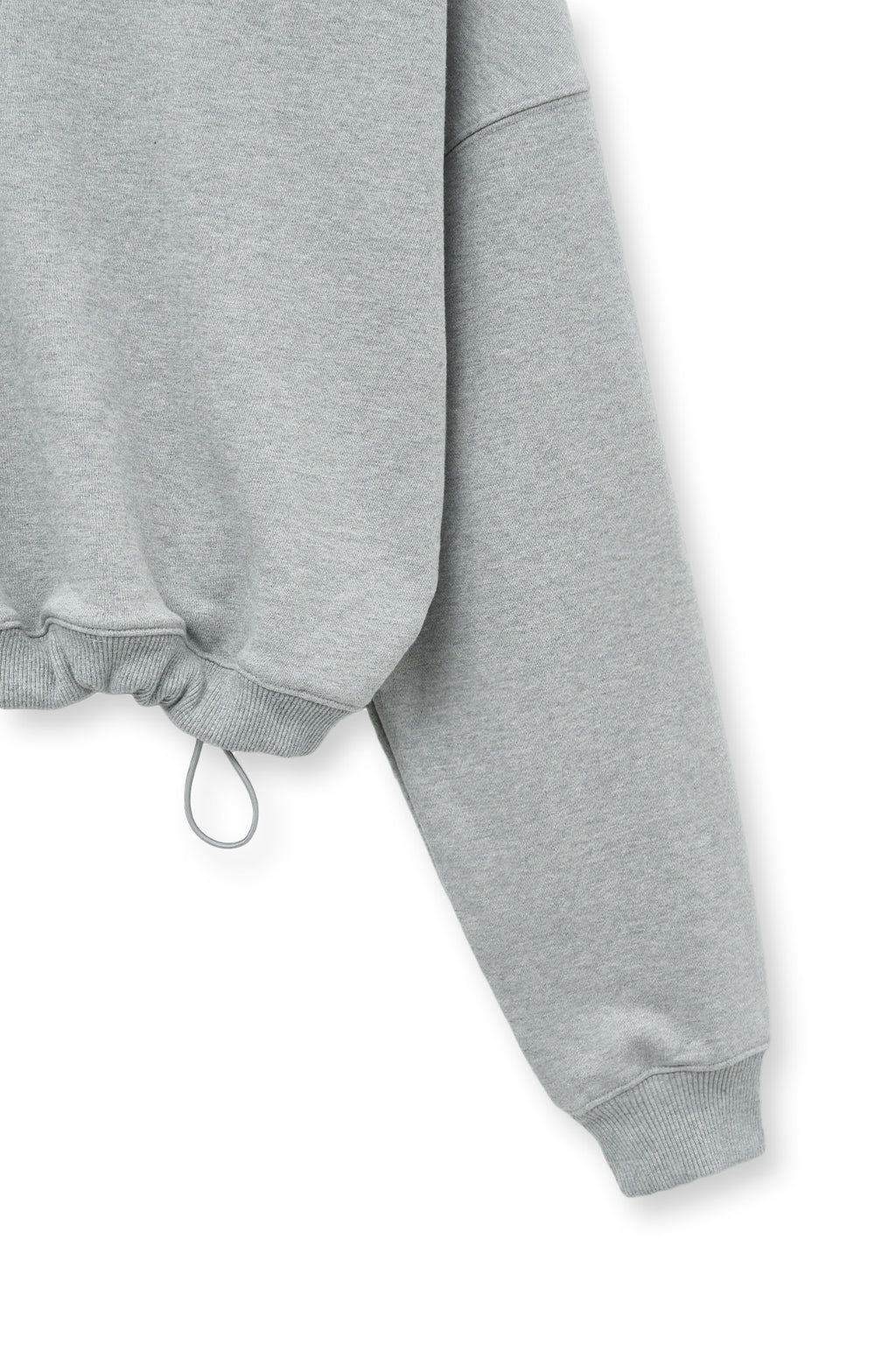 Matin Kim - Shoulder Hole Sweatshirt (Grey) product image 4 | TRAB K-Fashion Australia