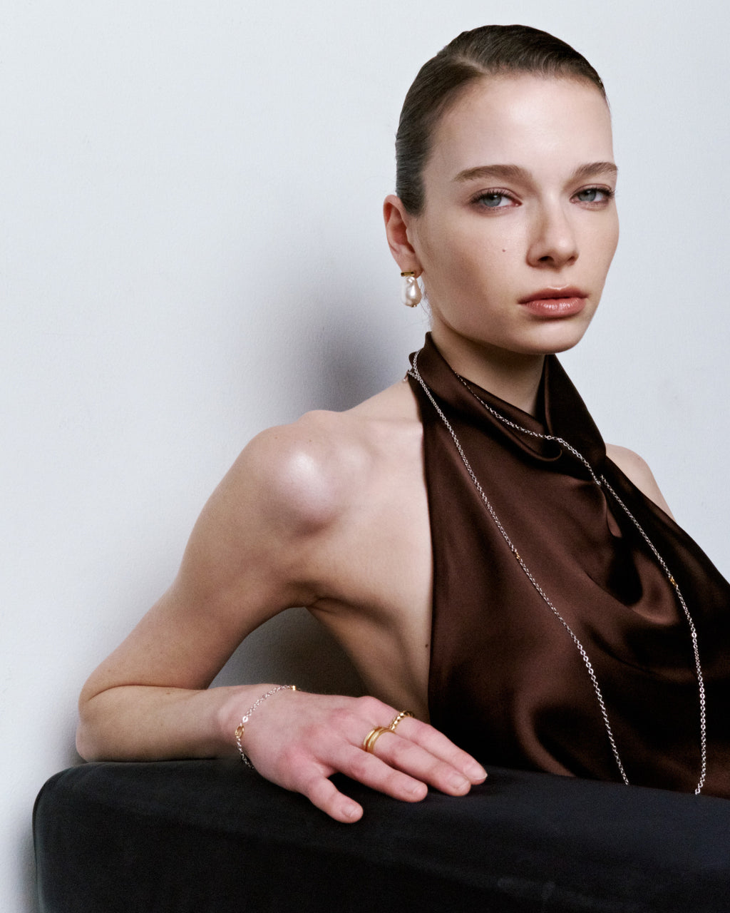 Numbering - Baroque Pearl Statement Earrings #6130 product image 6 | TRAB K-Fashion Australia