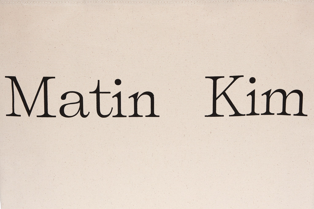 Matin Kim - Matin Logo Ecobag (Ivory) product image 3 | TRAB K-Fashion Australia