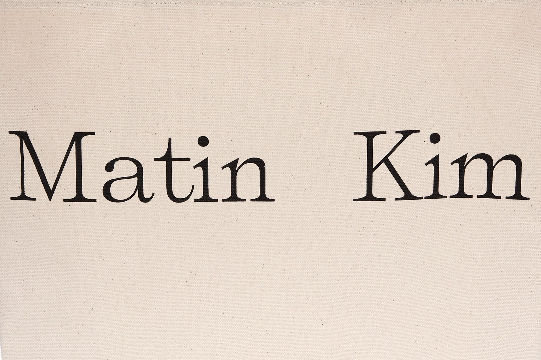 Matin Kim - Matin Logo Ecobag (Ivory) product image 3 | TRAB K-Fashion Australia