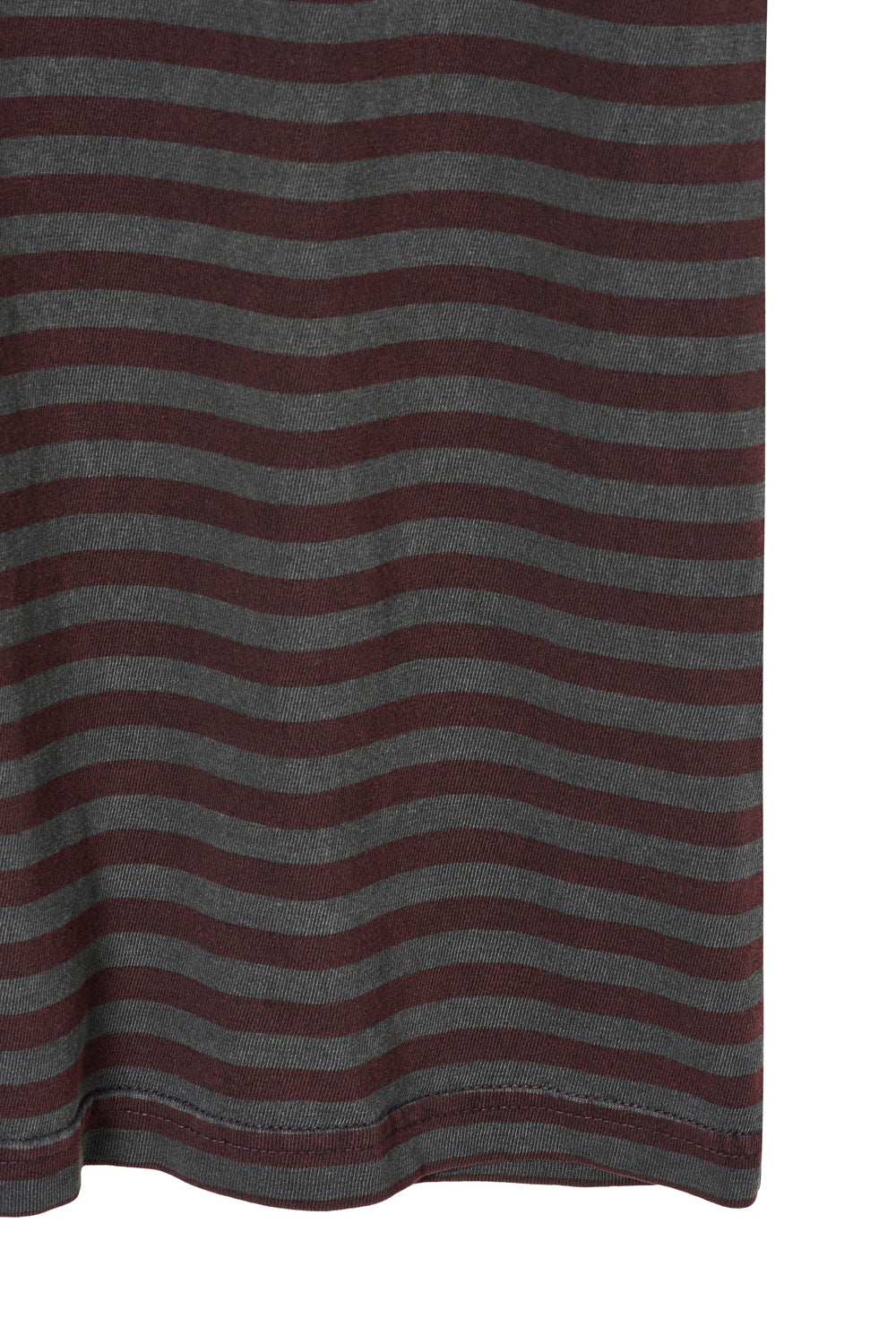 Hatchingroom - VTG Stripe Polo Tee (1/2 Burgundy) product image 7 | TRAB K-Fashion Australia