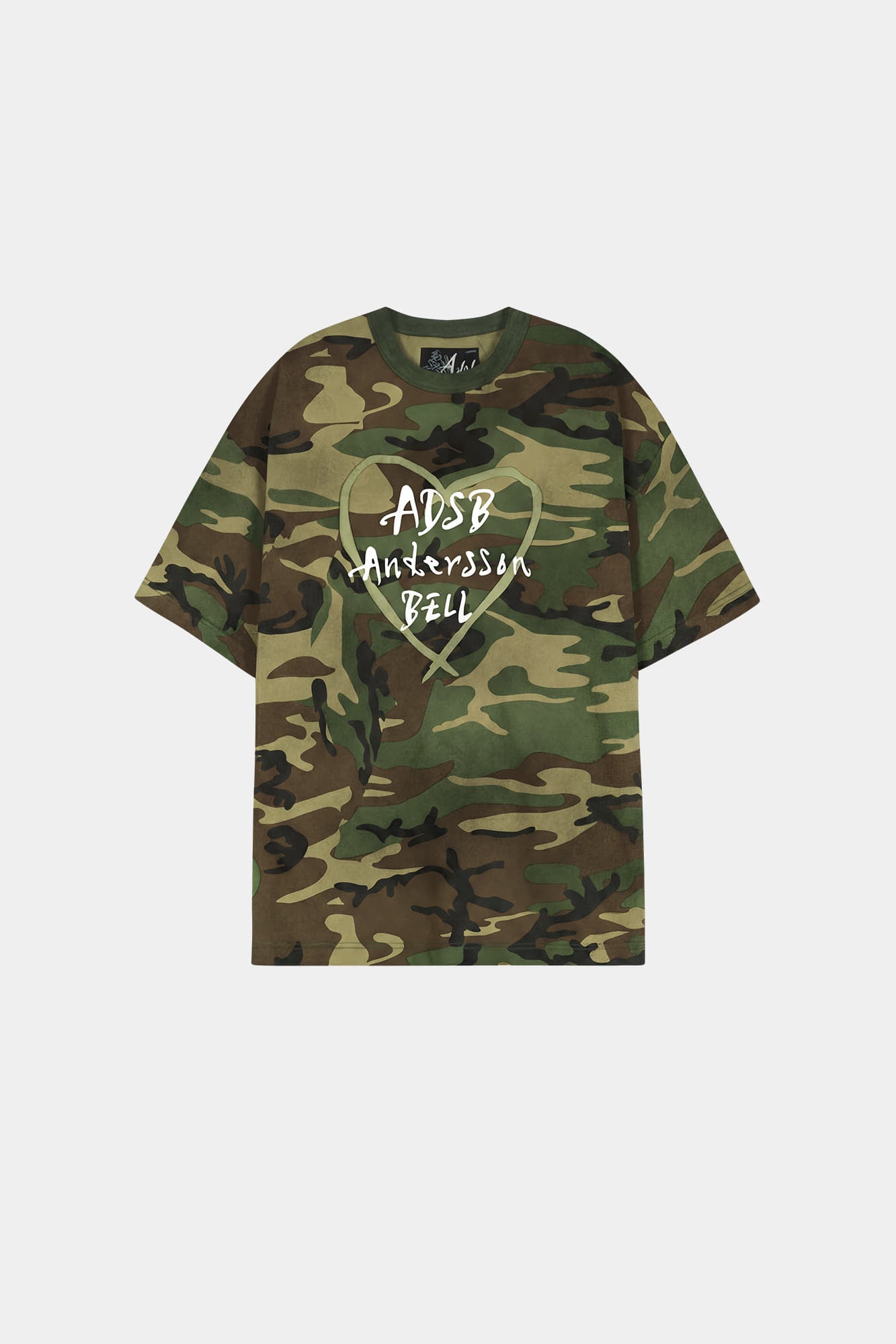 Andersson Bell - Unisex Heart Kelly Logo T-Shirt (Camouflage) product image 9 | TRAB K-Fashion Australia