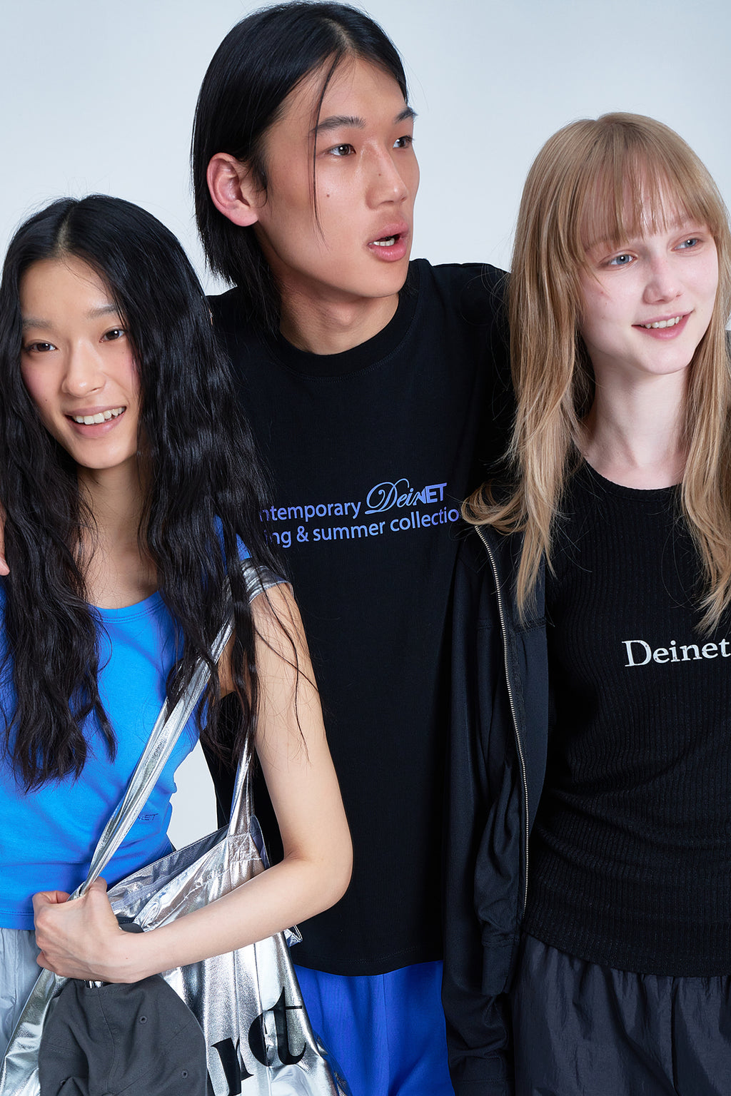 Deinet - Logo Shirring Sleeveless (Black) product image 6 | TRAB K-Fashion Australia