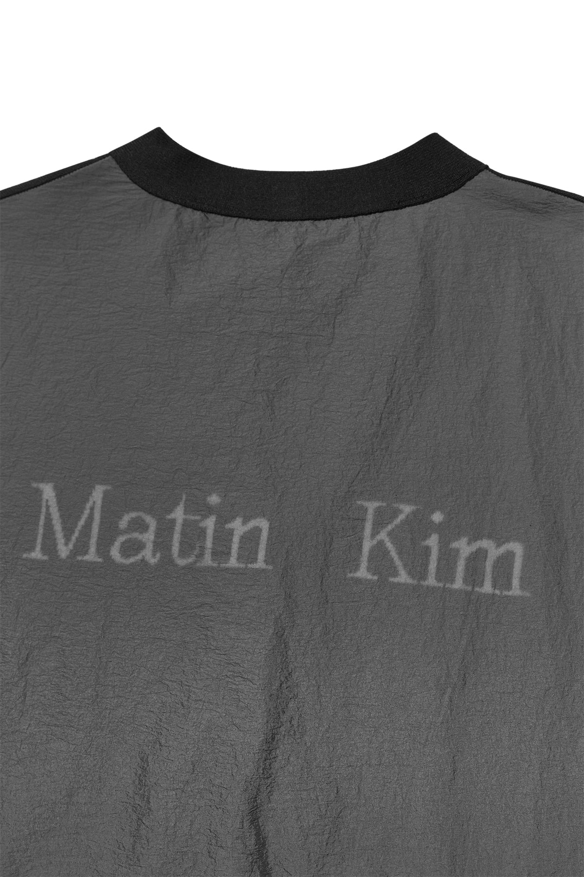 Matin Kim - Back Logo See Through Cardigan (Black) product image 4 | TRAB K-Fashion Australia