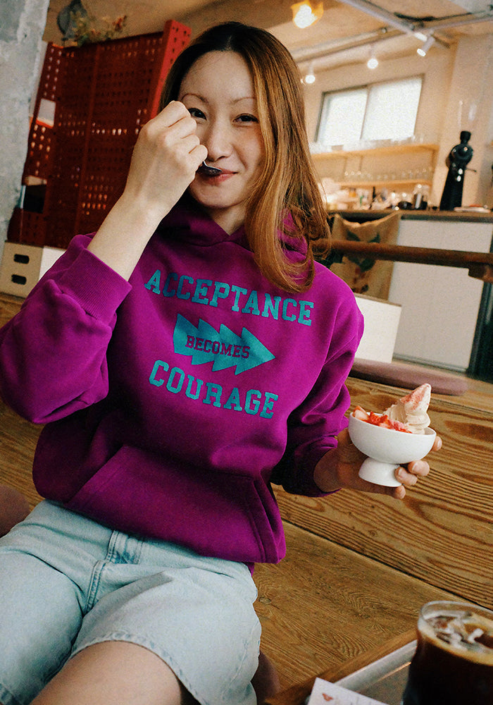Collect Pieces - Abc Hoodie (Magenta) product image 7 | TRAB K-Fashion Australia