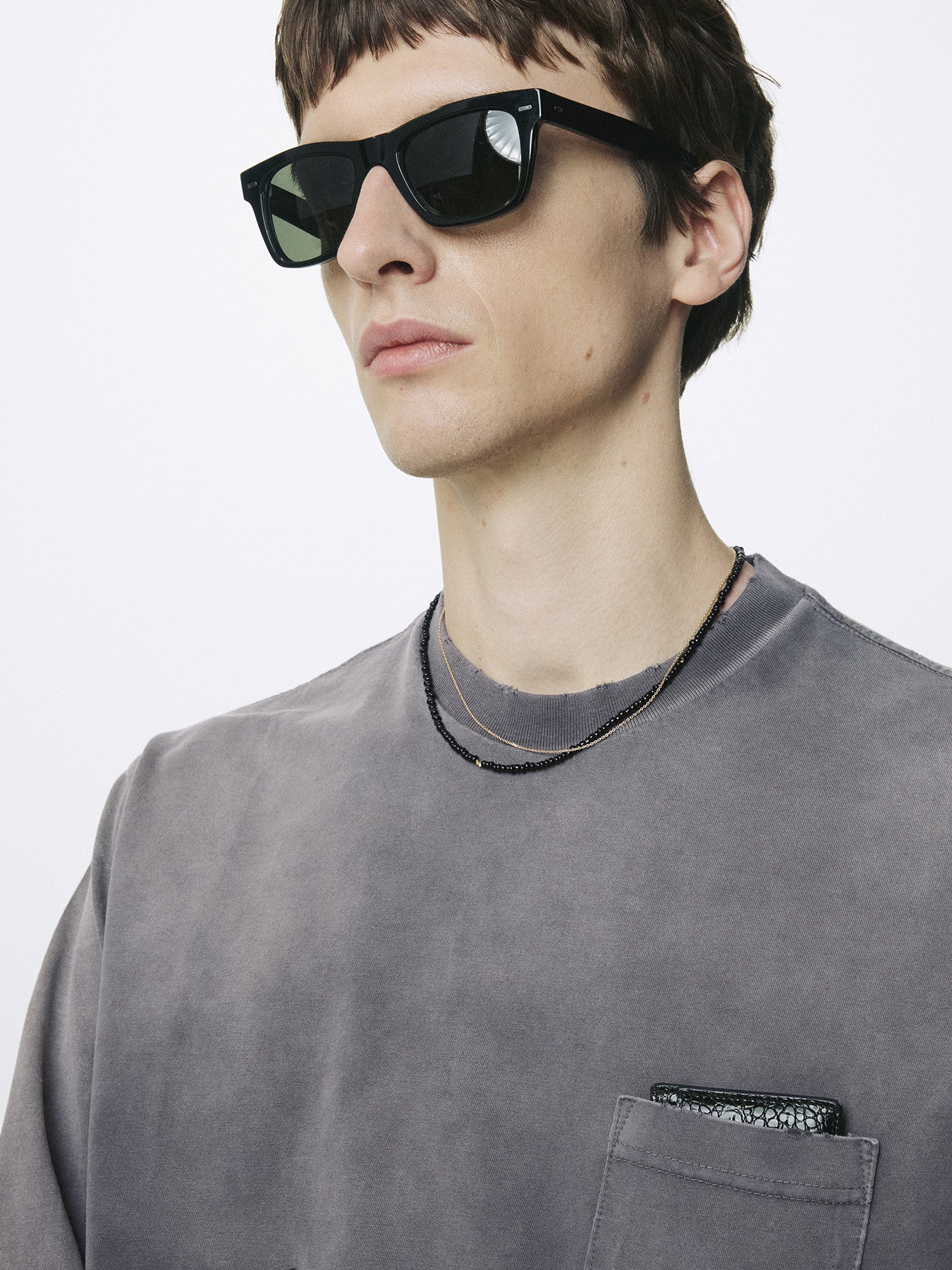 Tonywack - Garment Dyed Long Sleeve Crew (Smoke Grey) product image 7 | TRAB K-Fashion Australia