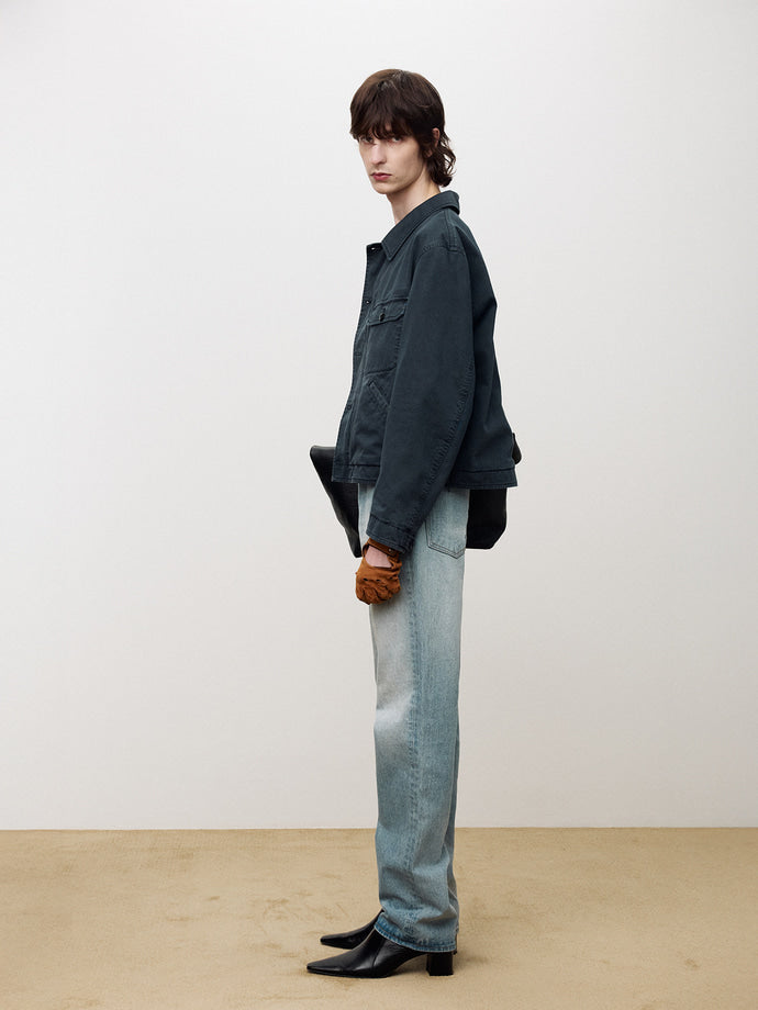 Tonywack - Garment-Dyed Cotton Deck Jacket (Faded Navy) product image 1 | TRAB K-Fashion Australia