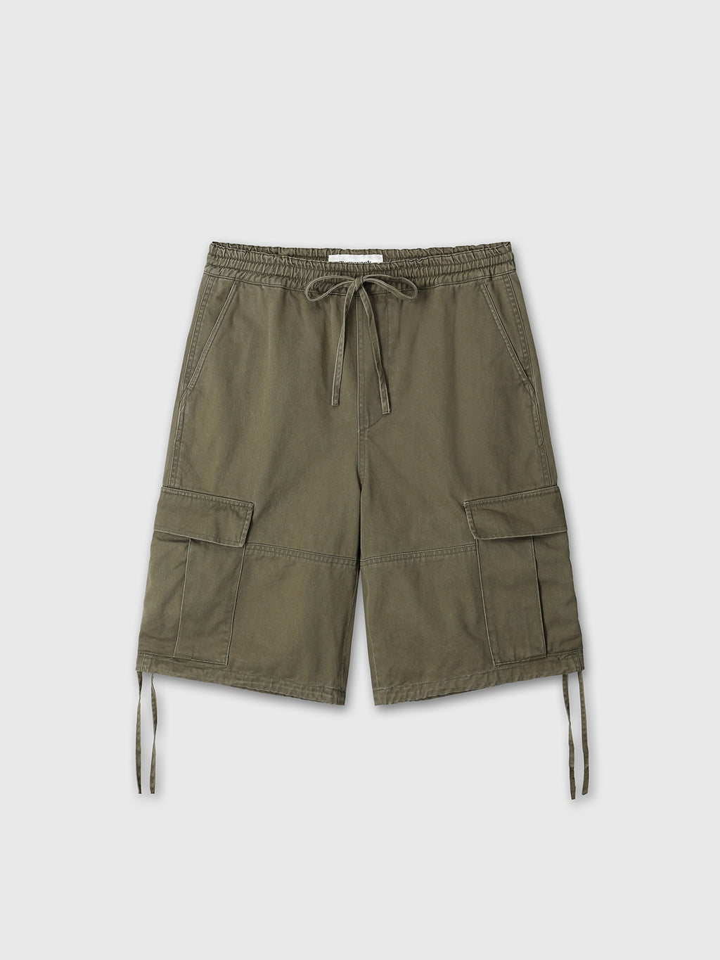 Tonywack - Garment-Washed Cargo Shorts (Olive) product image 7 | TRAB K-Fashion Australia