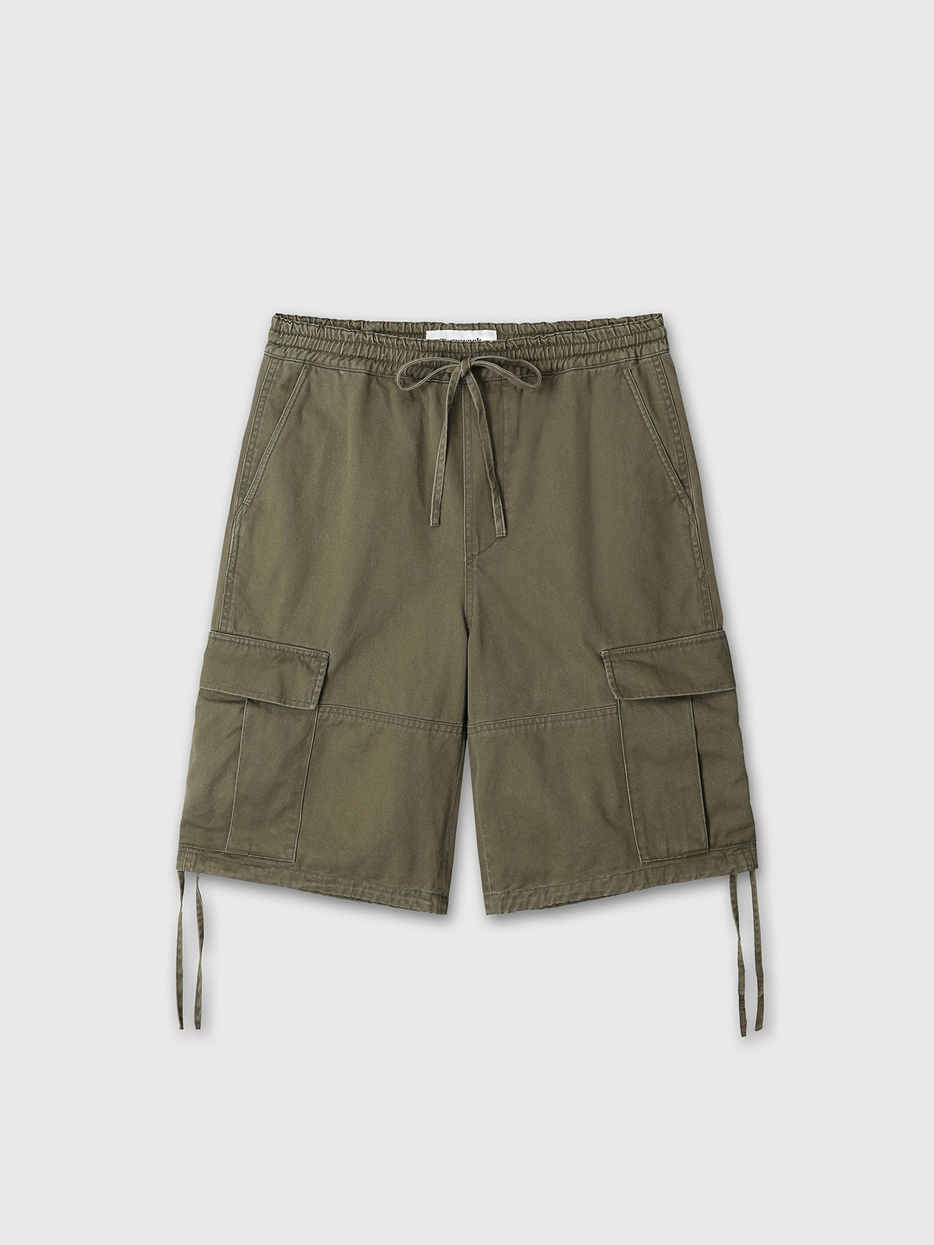 Tonywack - Garment-Washed Cargo Shorts (Olive) product image 7 | TRAB K-Fashion Australia