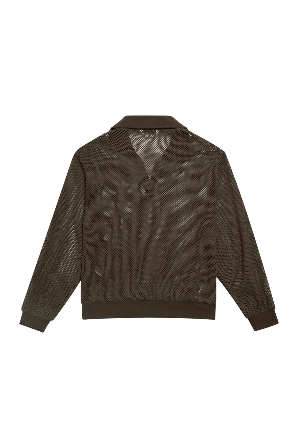STU - Net V-Neck Collar Knit (Brown) product image 19 | TRAB K-Fashion Australia