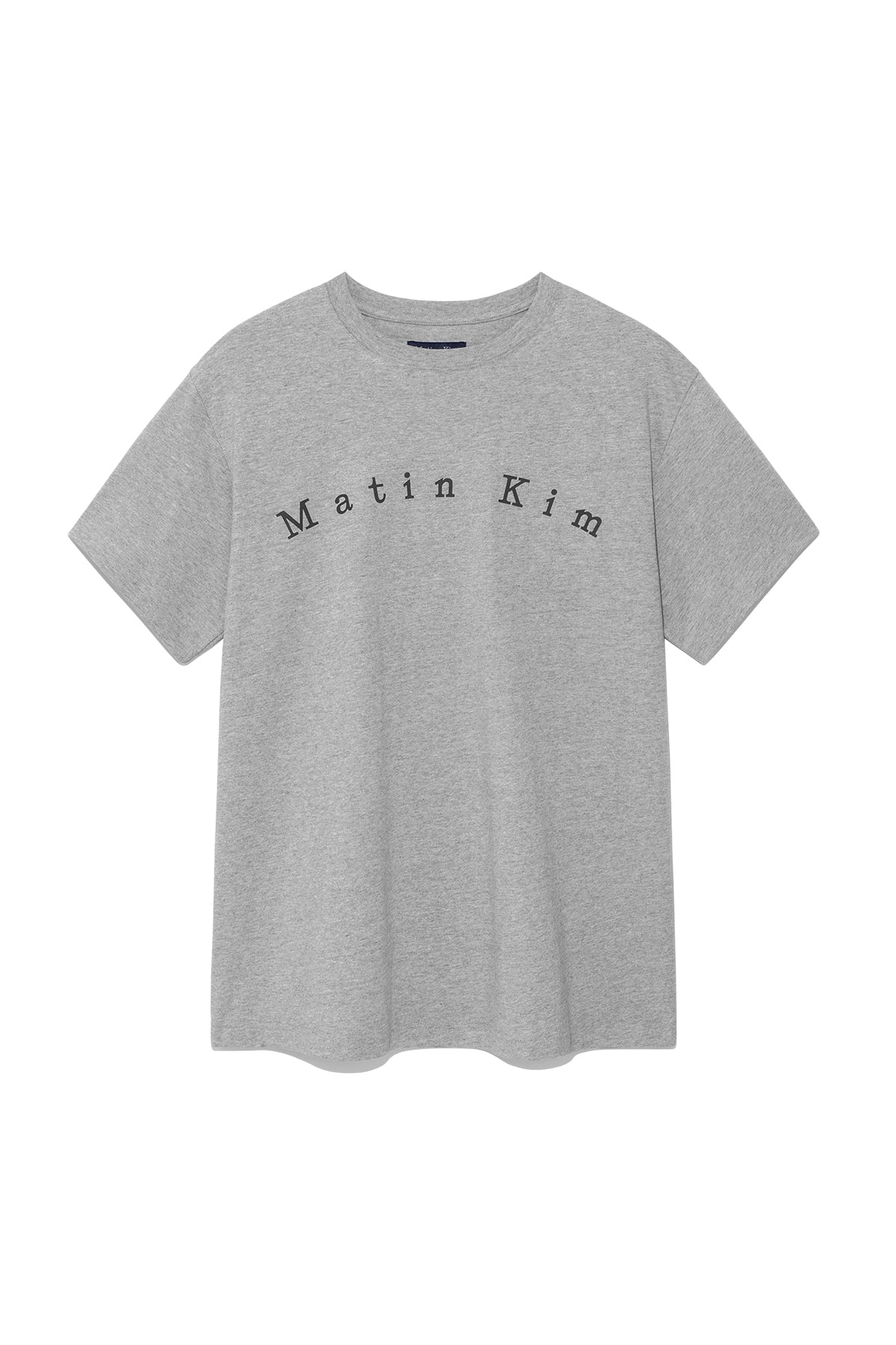 Matin Kim - Minimal Arch Logo Top (Grey) product image 1 | TRAB K-Fashion Australia