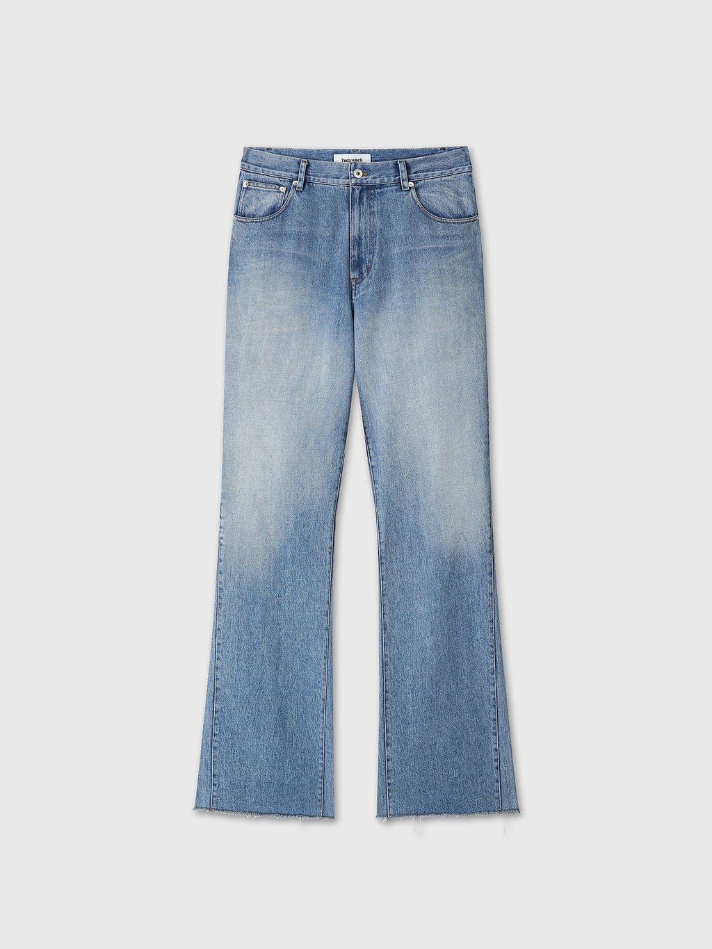 Tonywack - Re-Cut Flared Denim Jeans (Worn Blue) product image 9 | TRAB K-Fashion Australia