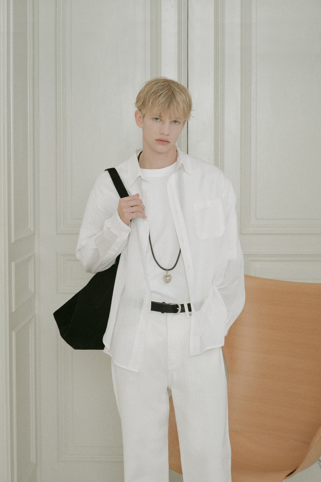 STU - Linen Shirt (White) product image 10 | TRAB K-Fashion Australia