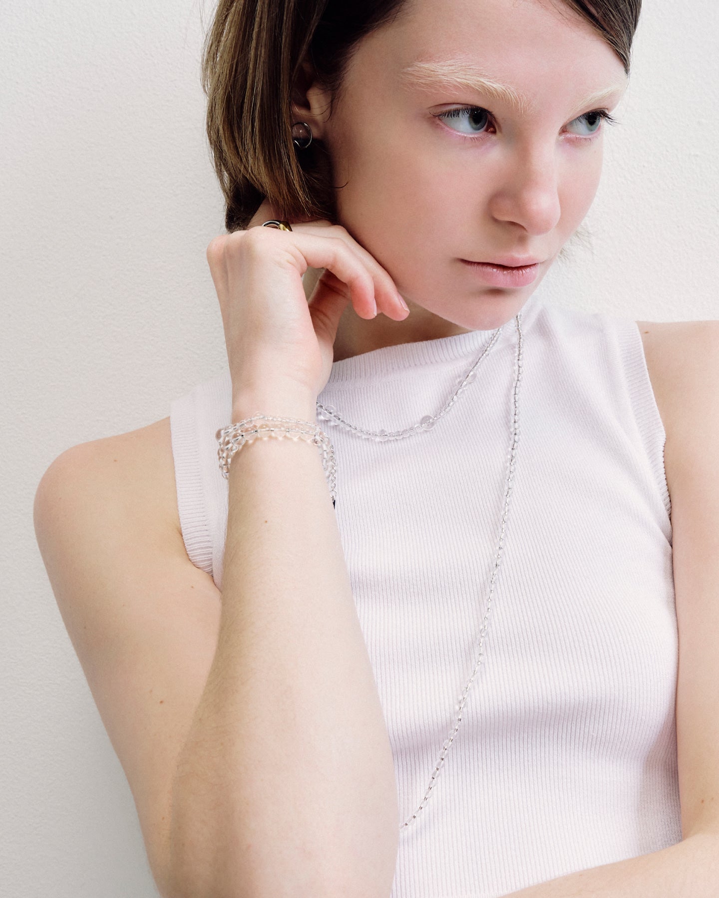 Numbering - Clear Quartz Bubble Bracelet #7907 product image 3 | TRAB K-Fashion Australia