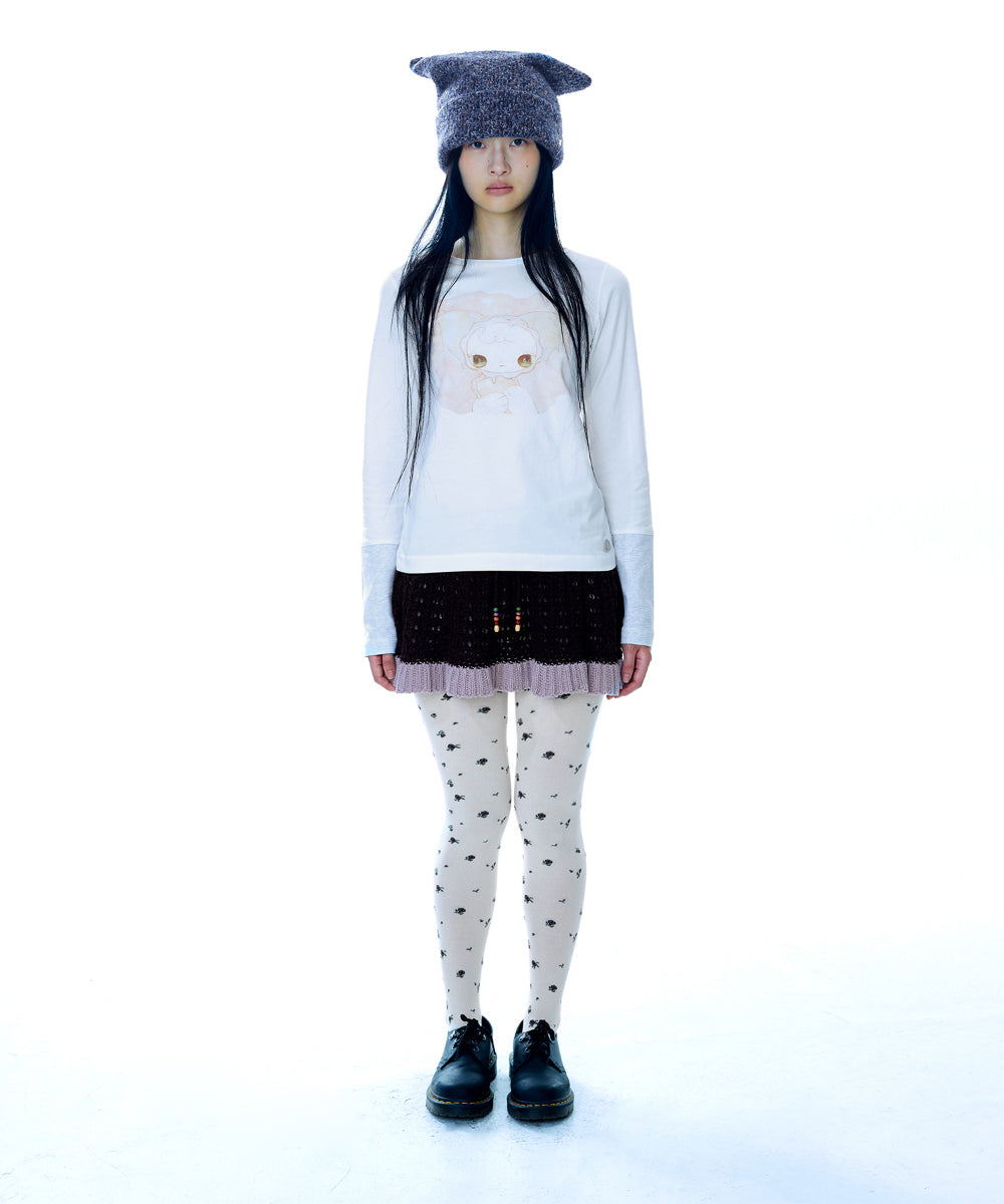 Coyseio - Wide Cat Beanie (Purple) product image 10 | TRAB K-Fashion Australia