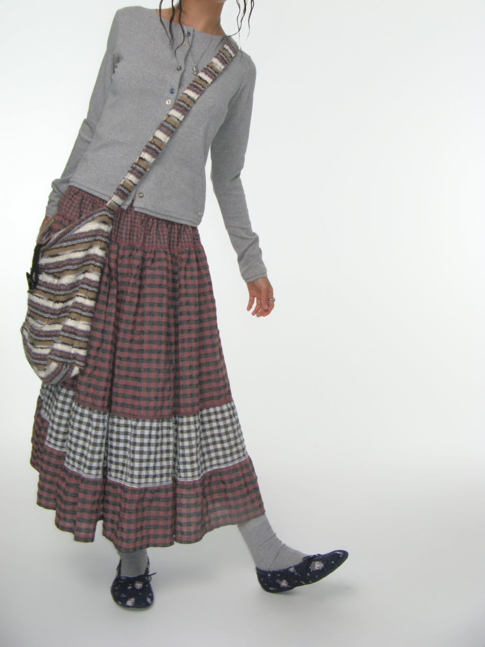 Coyseio - Mori Check Skirt (Pink) product image 11 | TRAB K-Fashion Australia