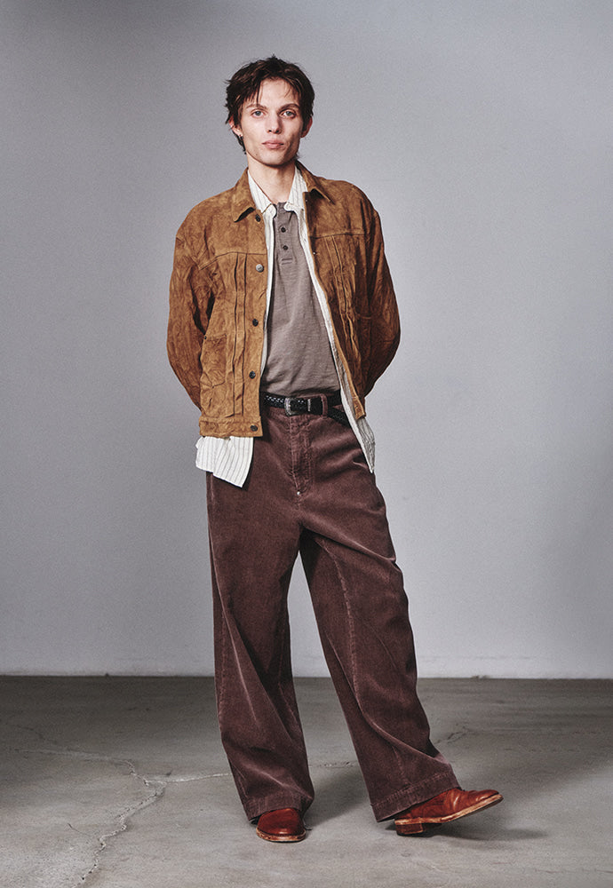 Art if acts - Washed Suede Trucker (Camel) product image 4 | TRAB K-Fashion Australia