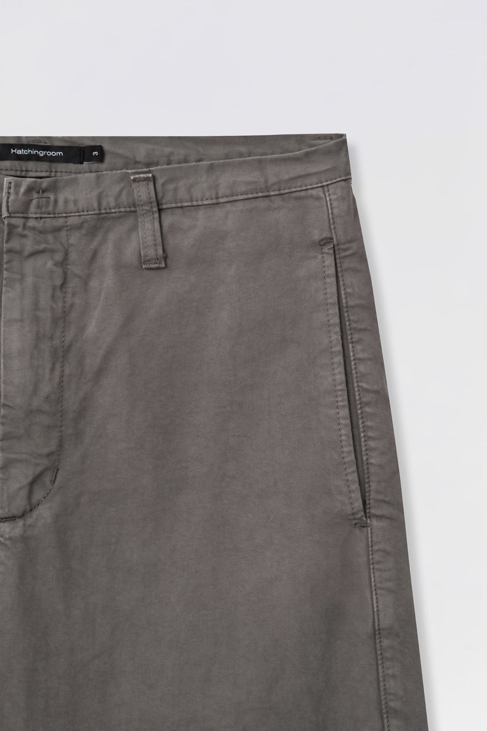Hatchingroom - Shaped Trousers (Dyed Dusty Grey) product image 4 | TRAB K-Fashion Australia