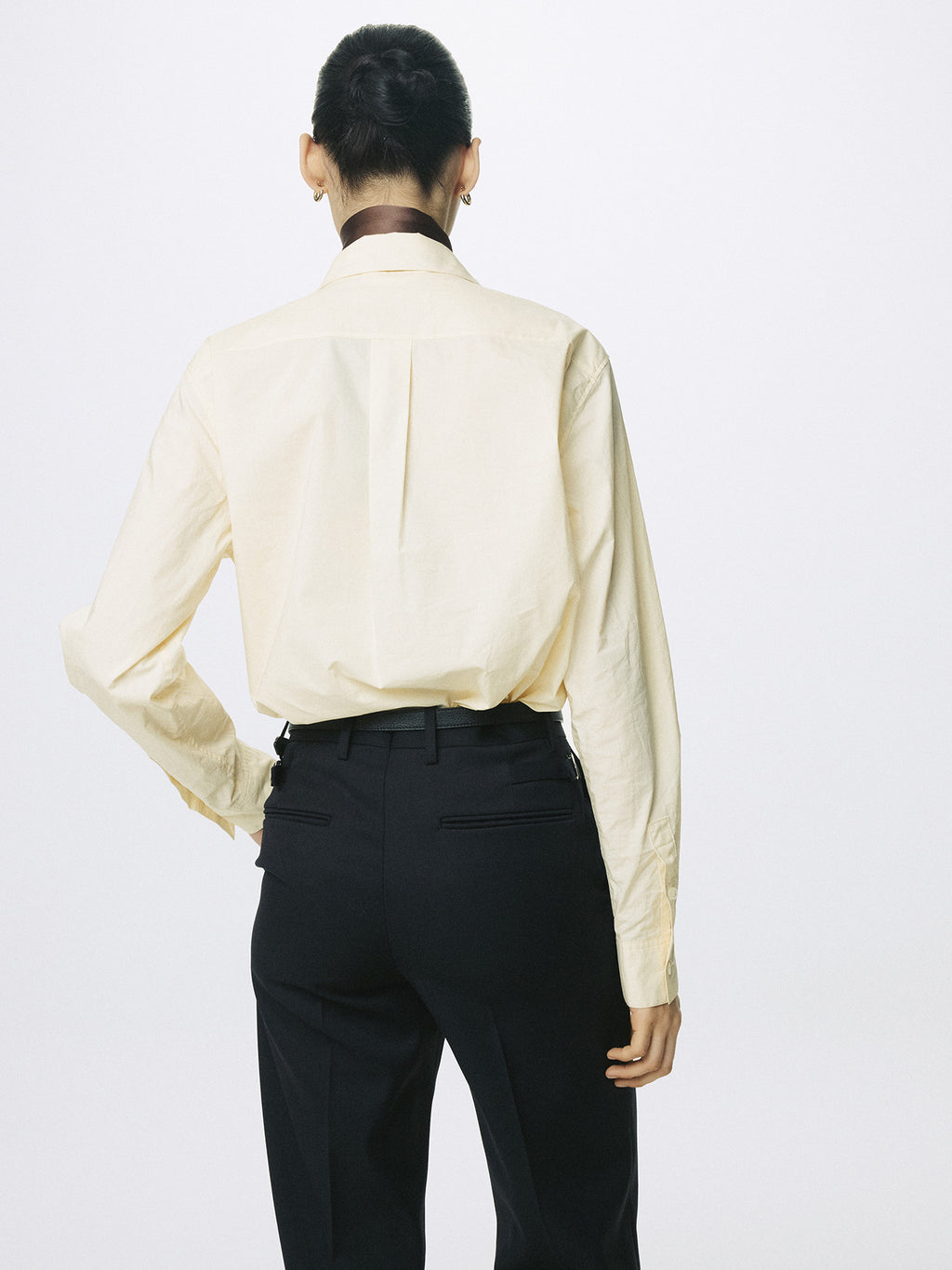 Tonywack - Wool Tailored Straight Trousers (Midnight) product image 9 | TRAB K-Fashion Australia
