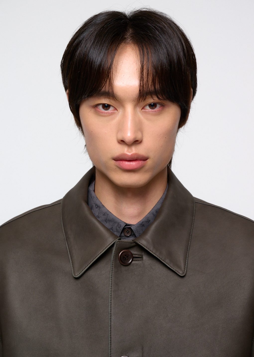 Amomento - Lambskin mid jacket (Brown) product image 8 | TRAB K-Fashion Australia