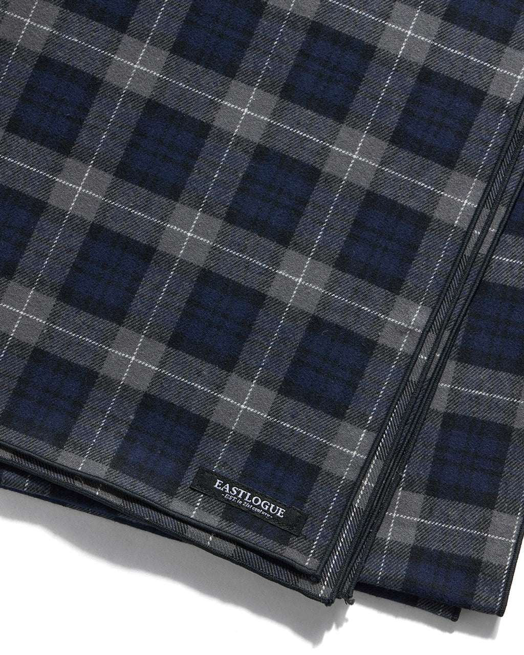 Eastlogue - Pattern Scarf (Navy & Grey Check) product image 6 | TRAB K-Fashion Australia