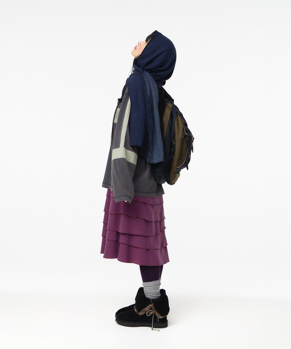 Coyseio - Retro Oxford Backpack (Navy) product image 3 | TRAB K-Fashion Australia