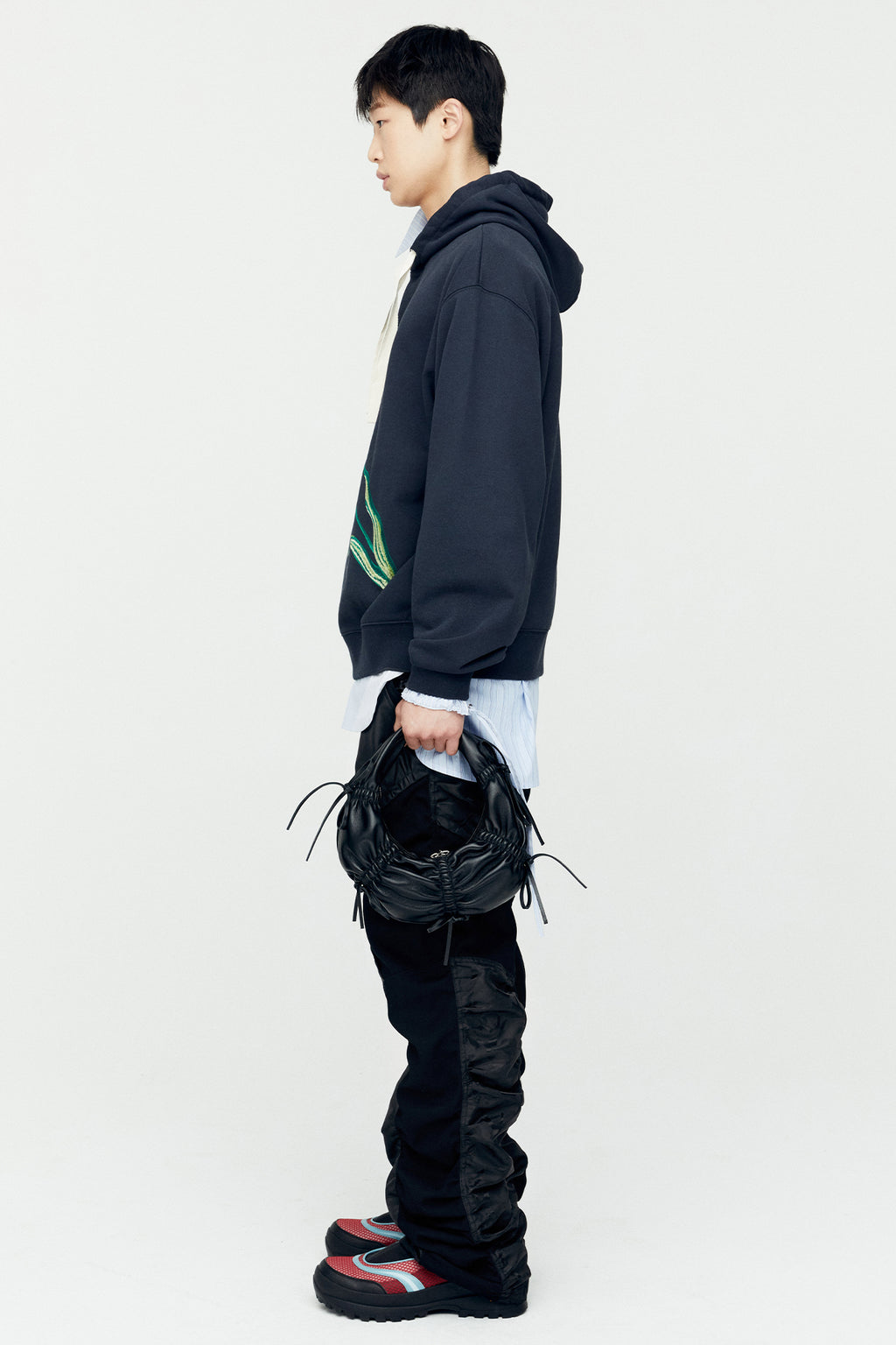 Andersson Bell - (essential) Adsb Fiore Hoodie (Charcoal) product image 4 | TRAB K-Fashion Australia