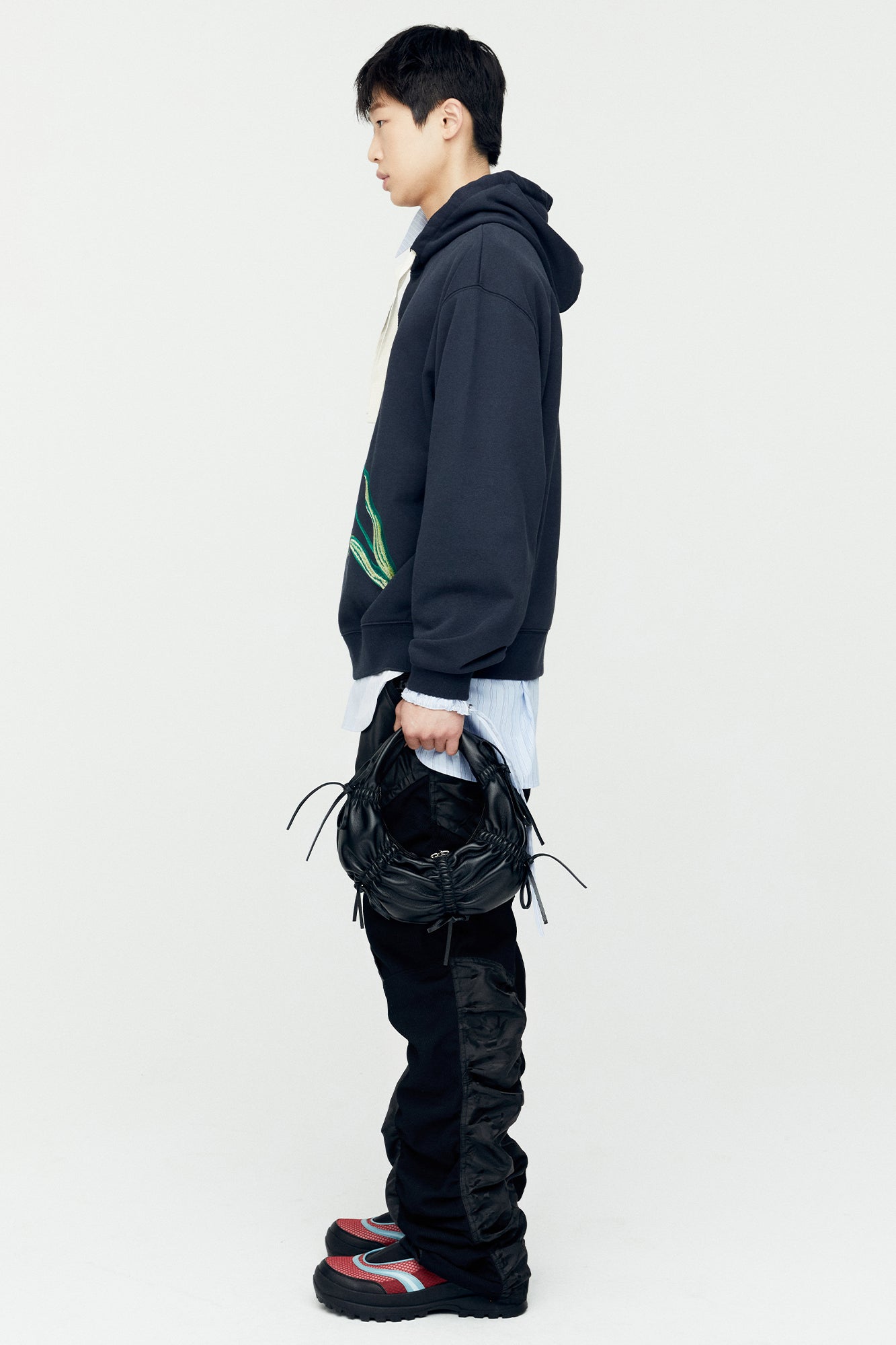 Andersson Bell - (essential) Adsb Fiore Hoodie (Charcoal) product image 4 | TRAB K-Fashion Australia
