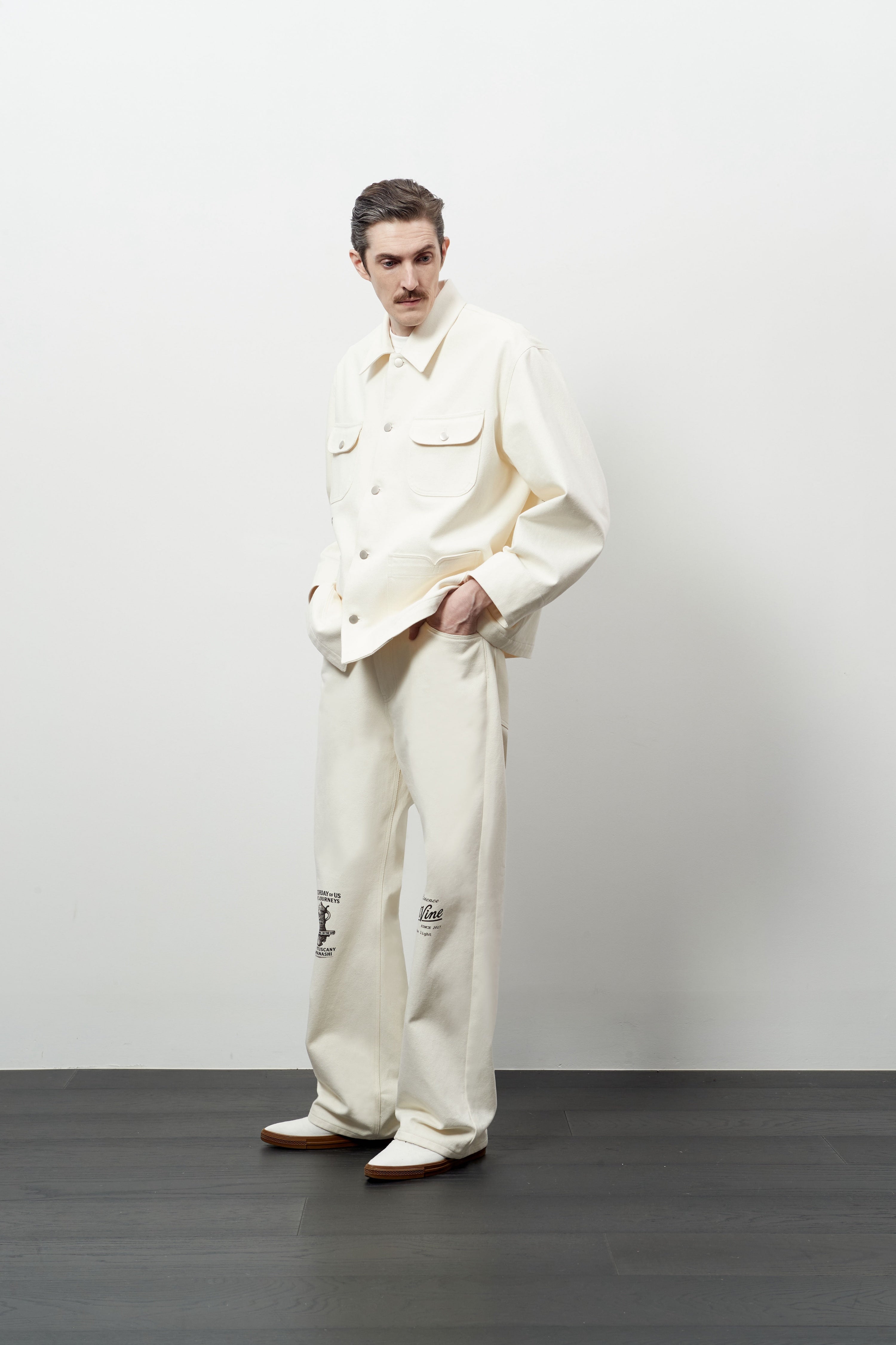Stu - Printing Pants (Cream) product image 8 | TRAB K-Fashion Australia